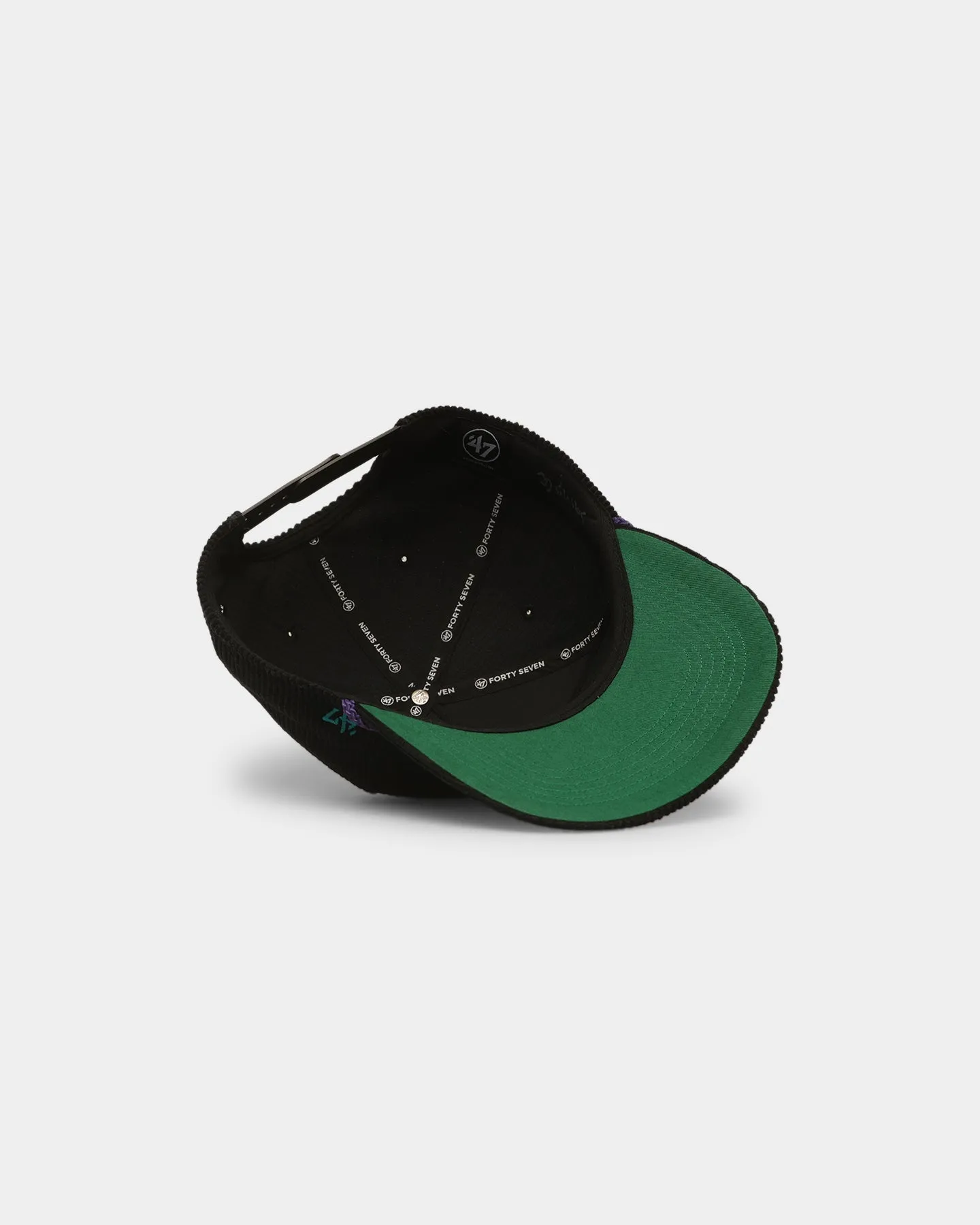 47 Brand Anaheim Ducks NHL Team Script Corduroy Snapback Hat - Black