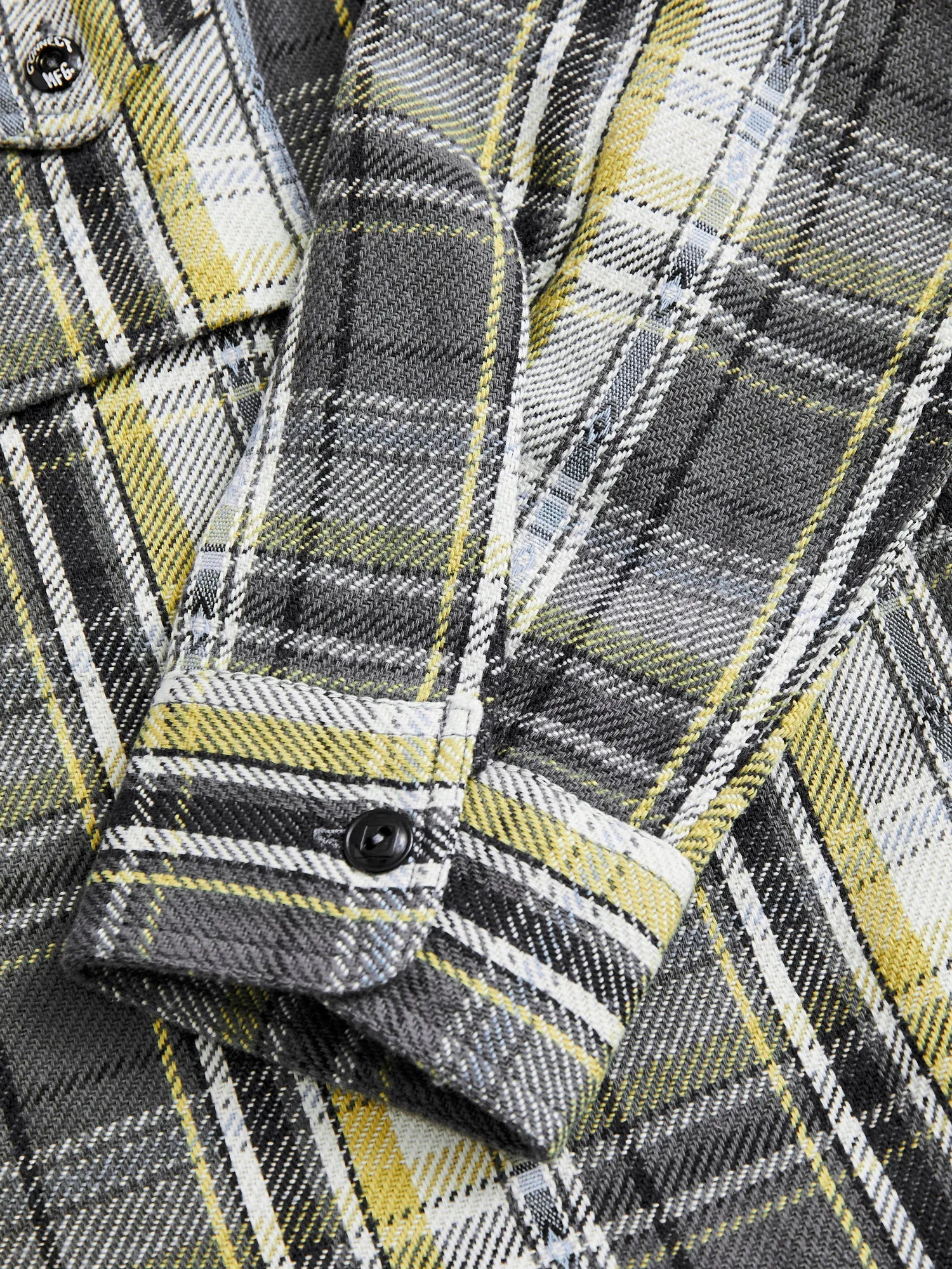 750WS Heavy Flannel Shirt in Grey