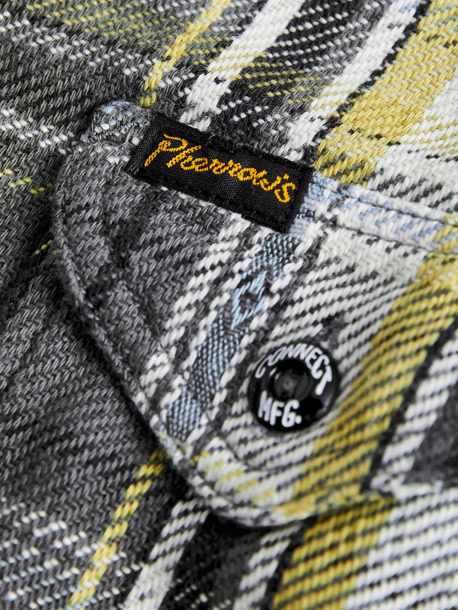 750WS Heavy Flannel Shirt in Grey