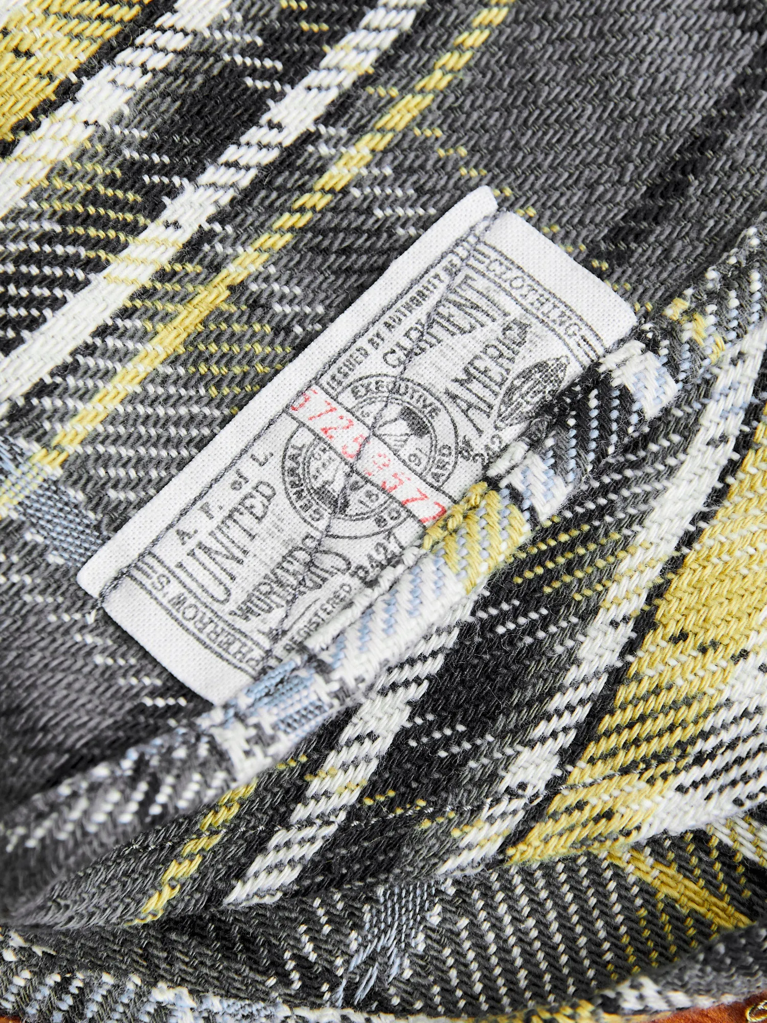750WS Heavy Flannel Shirt in Grey