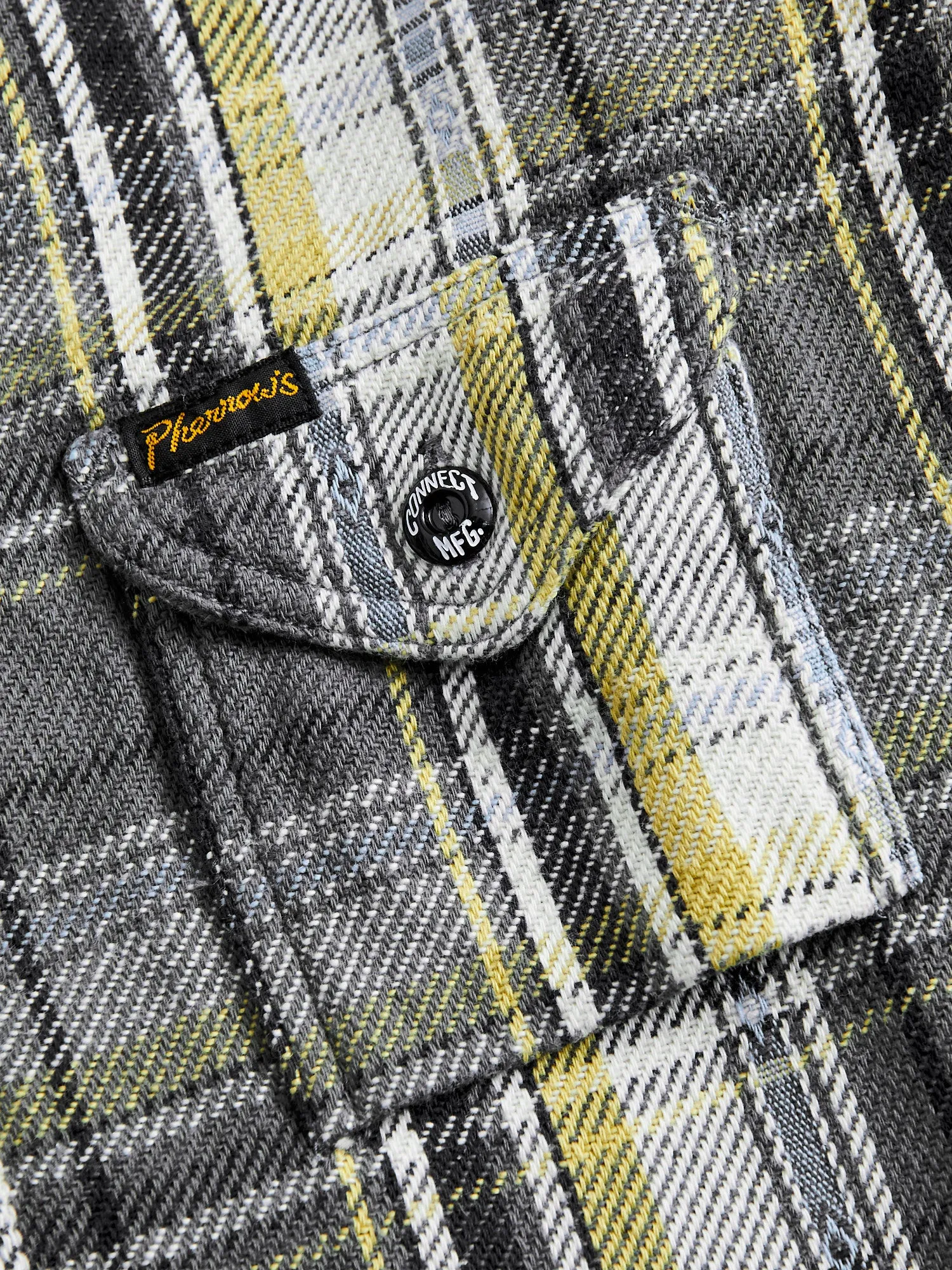 750WS Heavy Flannel Shirt in Grey