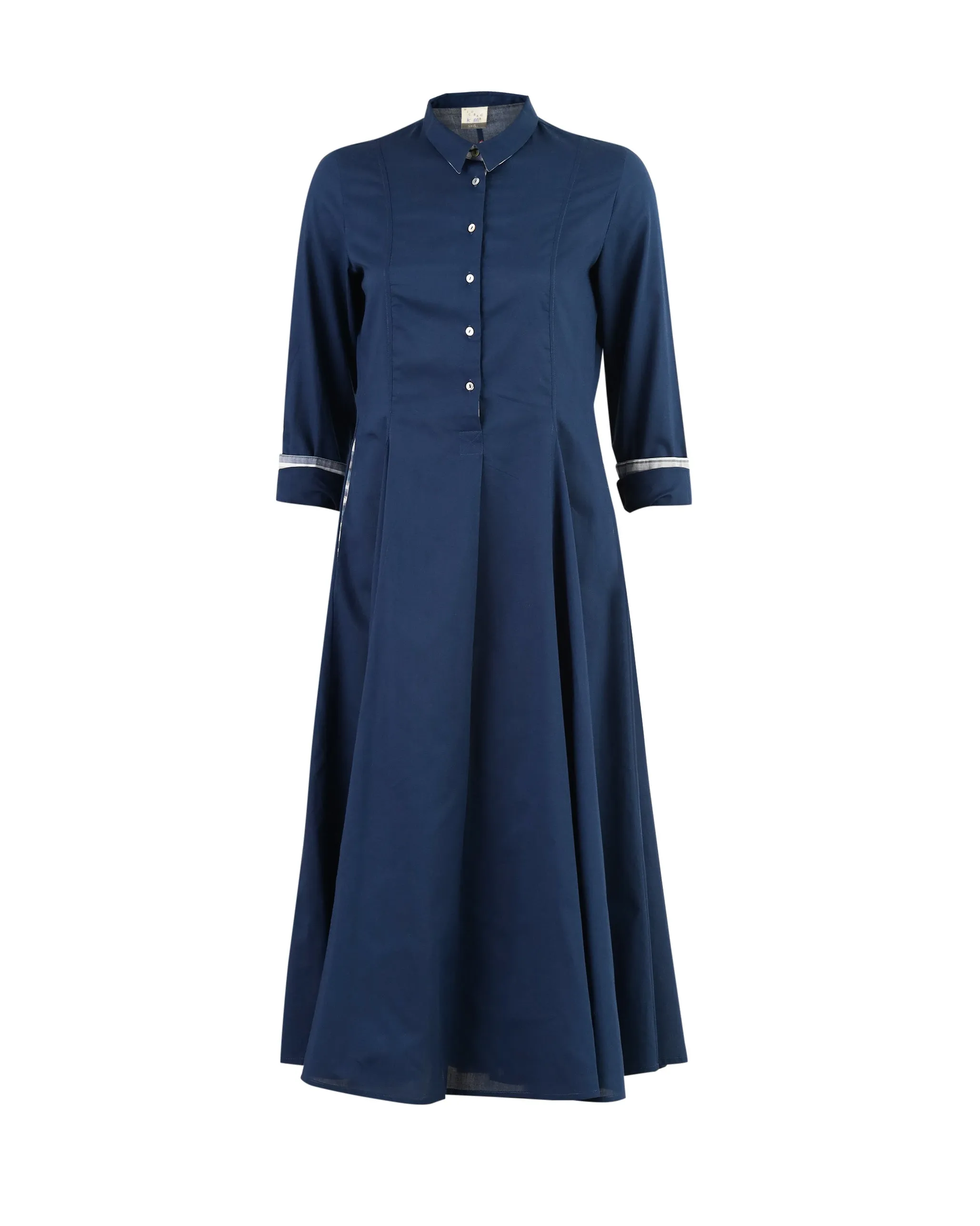 A-Line Gussette Kurta - Light Indigo