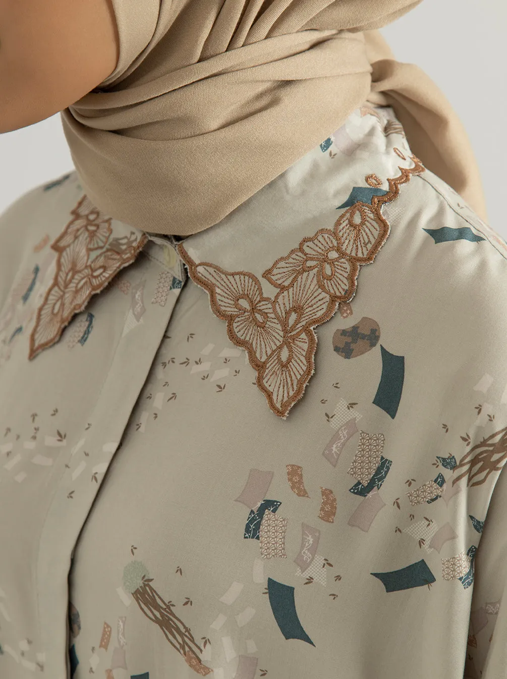 AKIRA TUNIC CONCRETE