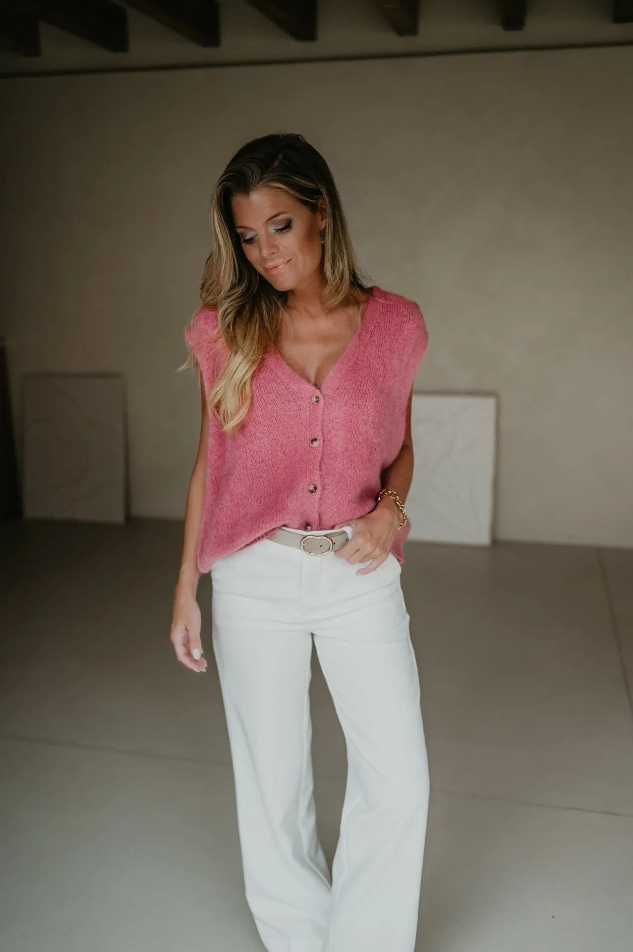 Almeno gilet I Old Rose