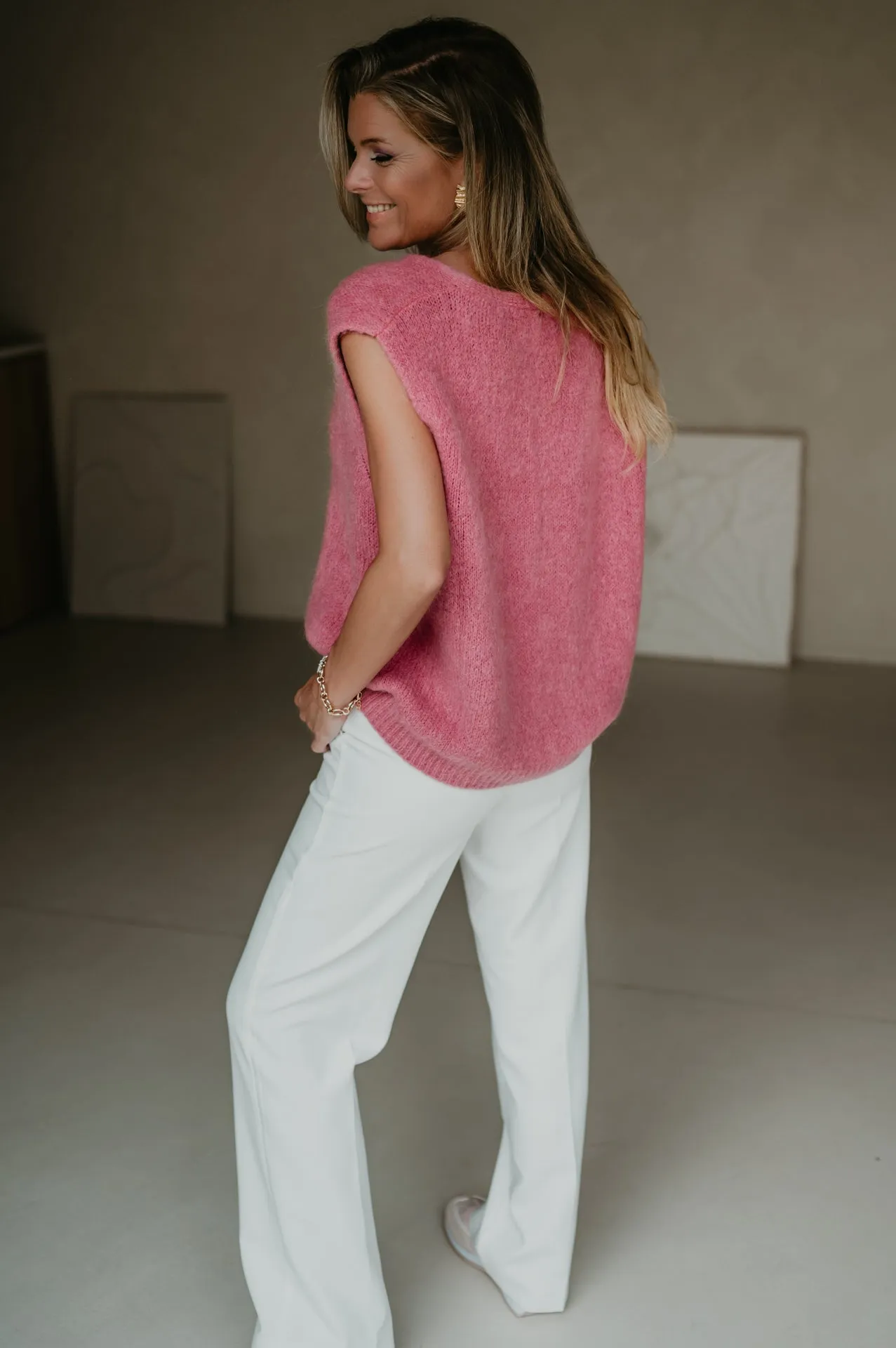 Almeno gilet I Old Rose