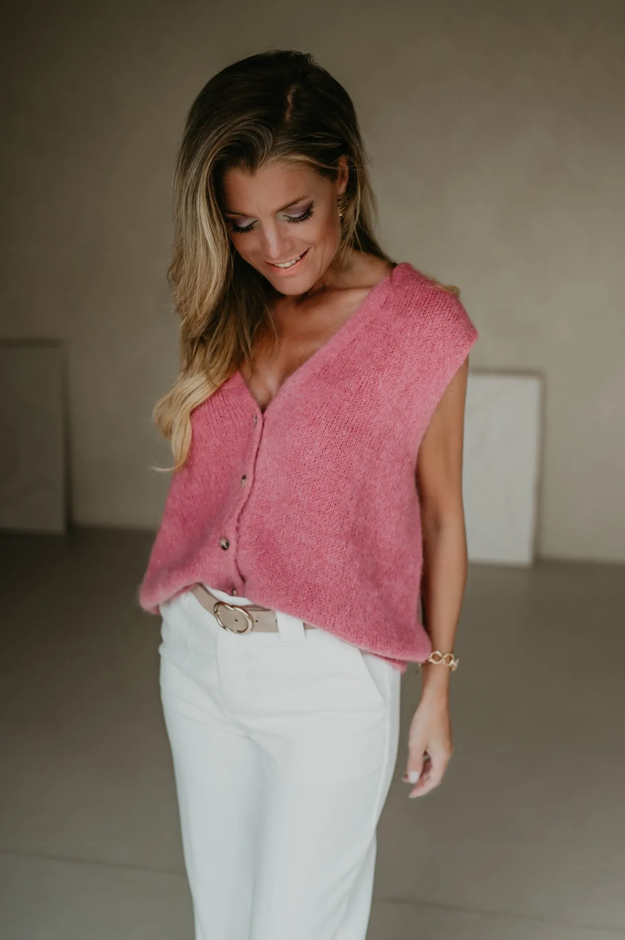 Almeno gilet I Old Rose