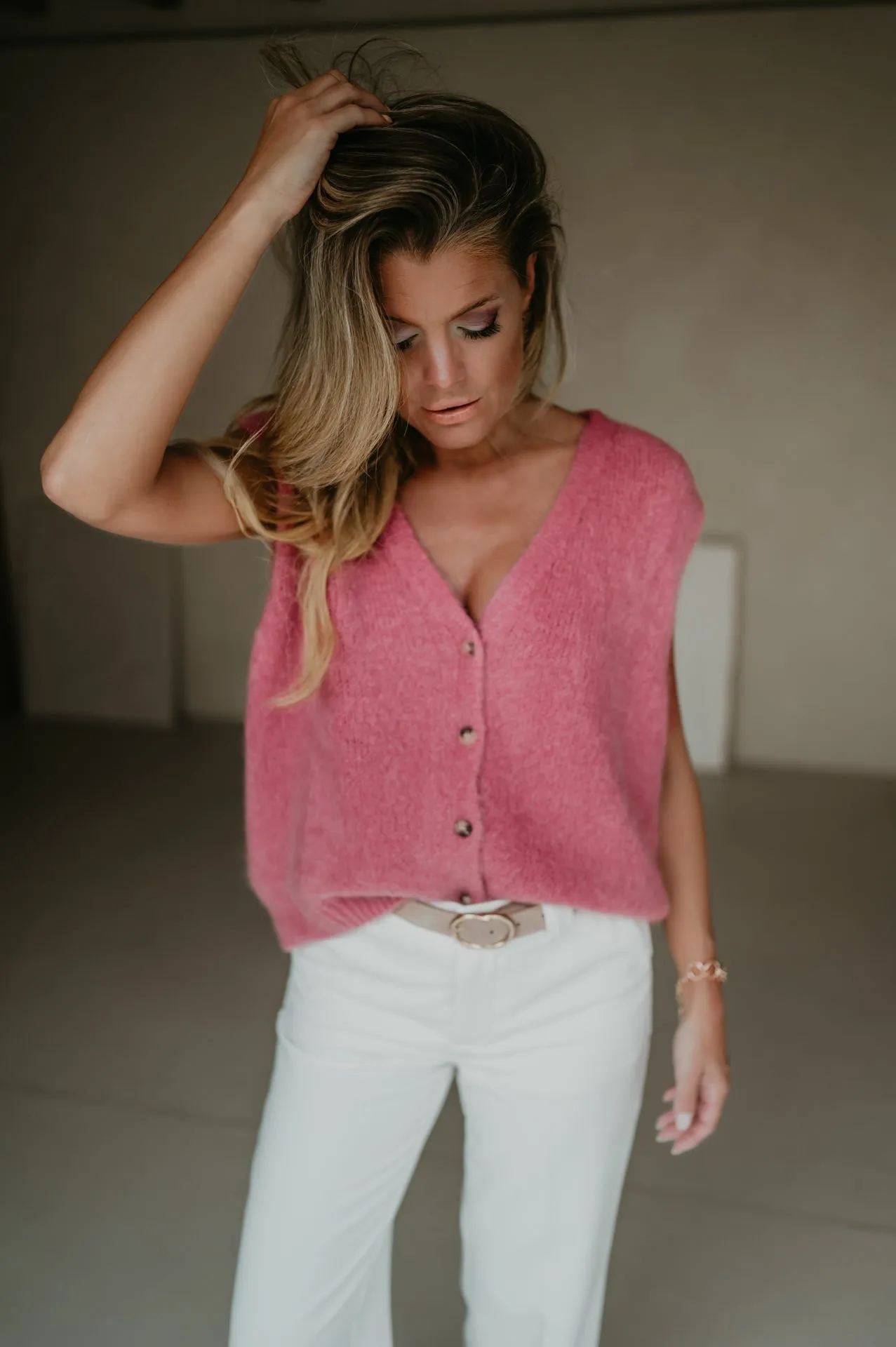 Almeno gilet I Old Rose
