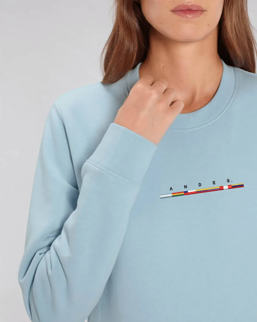 Andes Sweatshirt | Unisex Regular Fit | Made From Recycled Plastic Bottles.