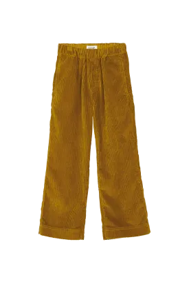 ANDY Mustard Cord - Large Leg Pants