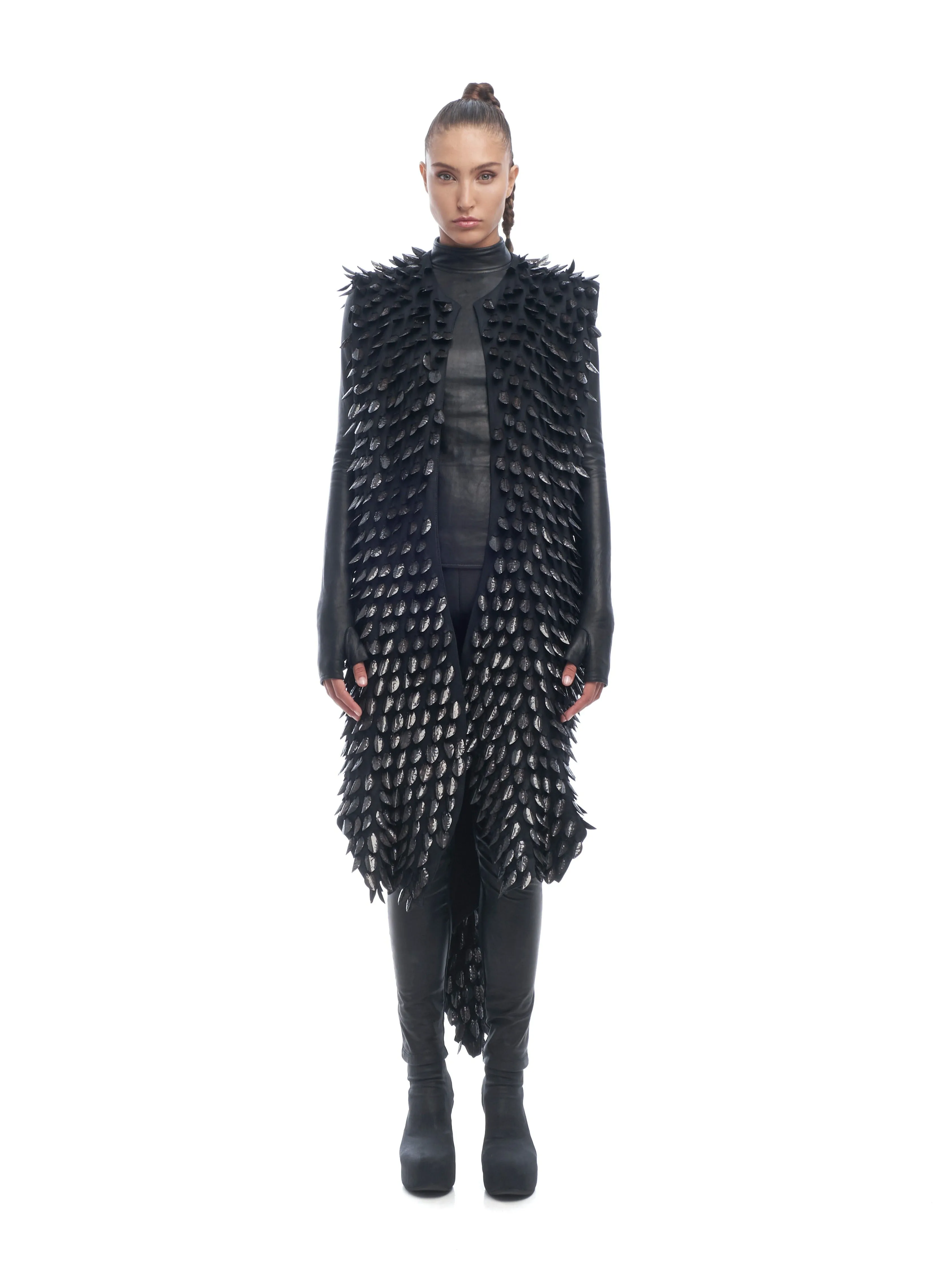 ARCIS - WOMEN'S LONG METAL CAPE