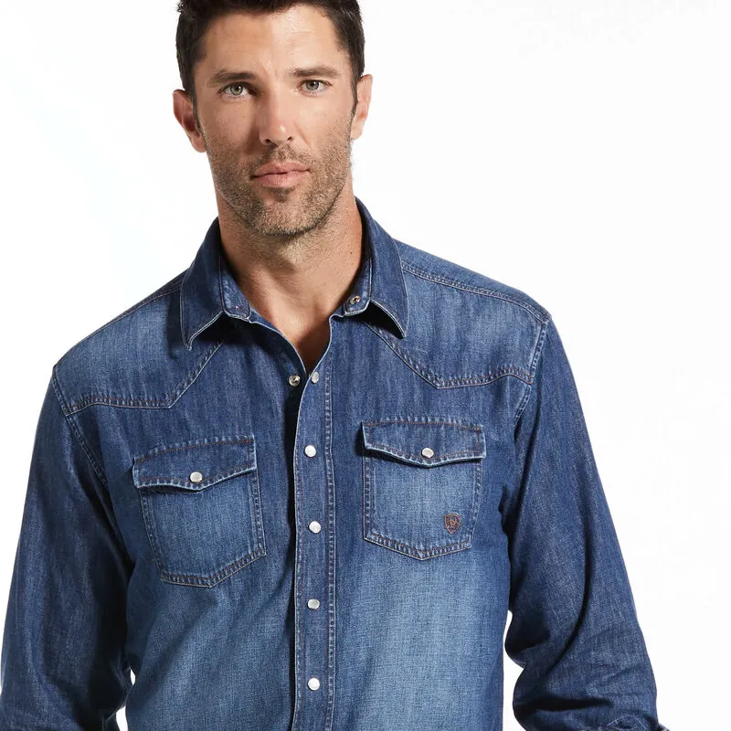 Ariat Denim Retro Fit Shirt Style 10033464