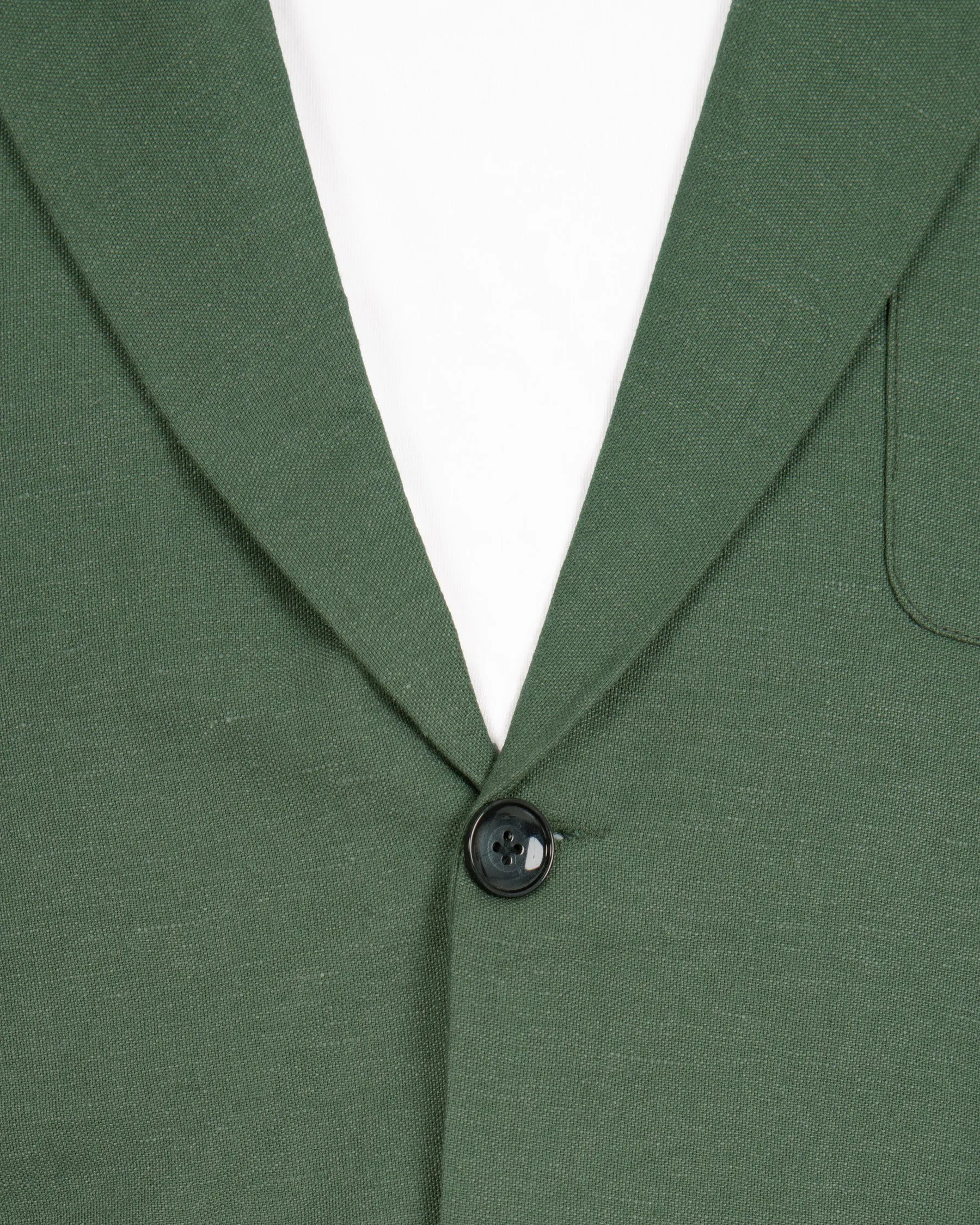 Asparagus Green Luxurious Linen Sports Blazer