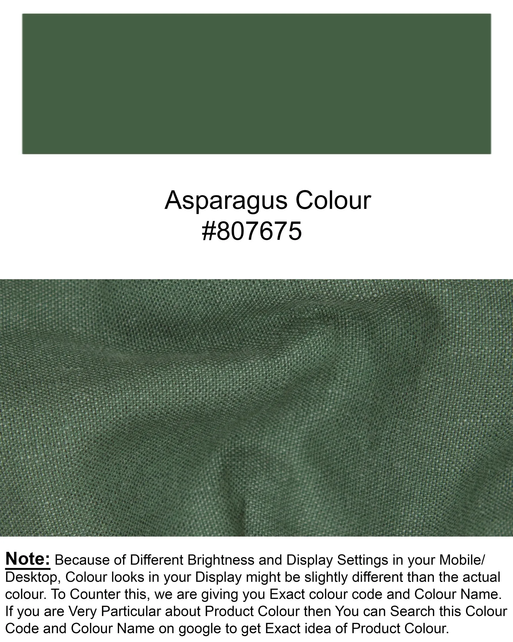 Asparagus Green Luxurious Linen Sports Blazer