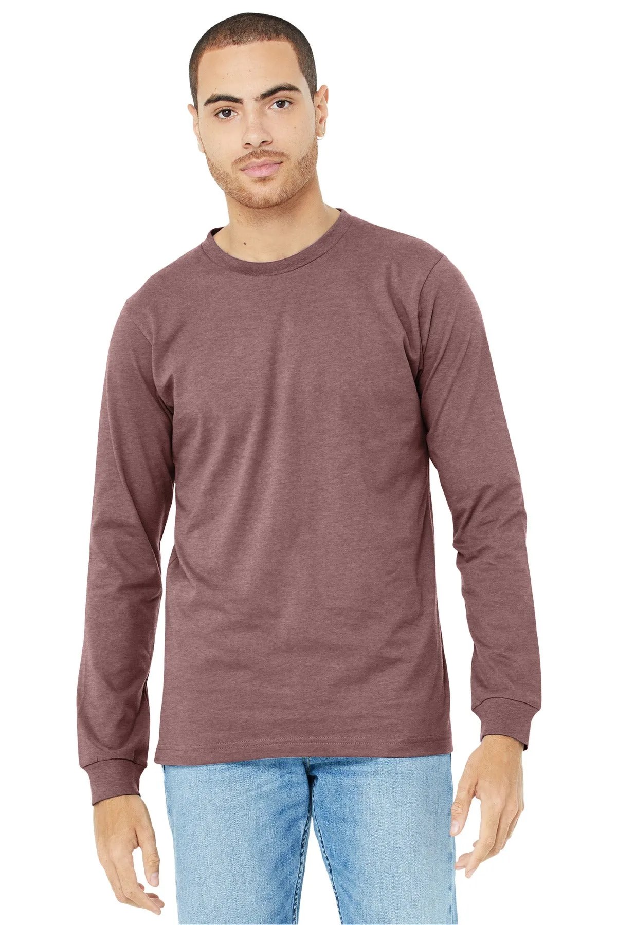BELLA CANVAS Unisex Heather CVC Long Sleeve Tee