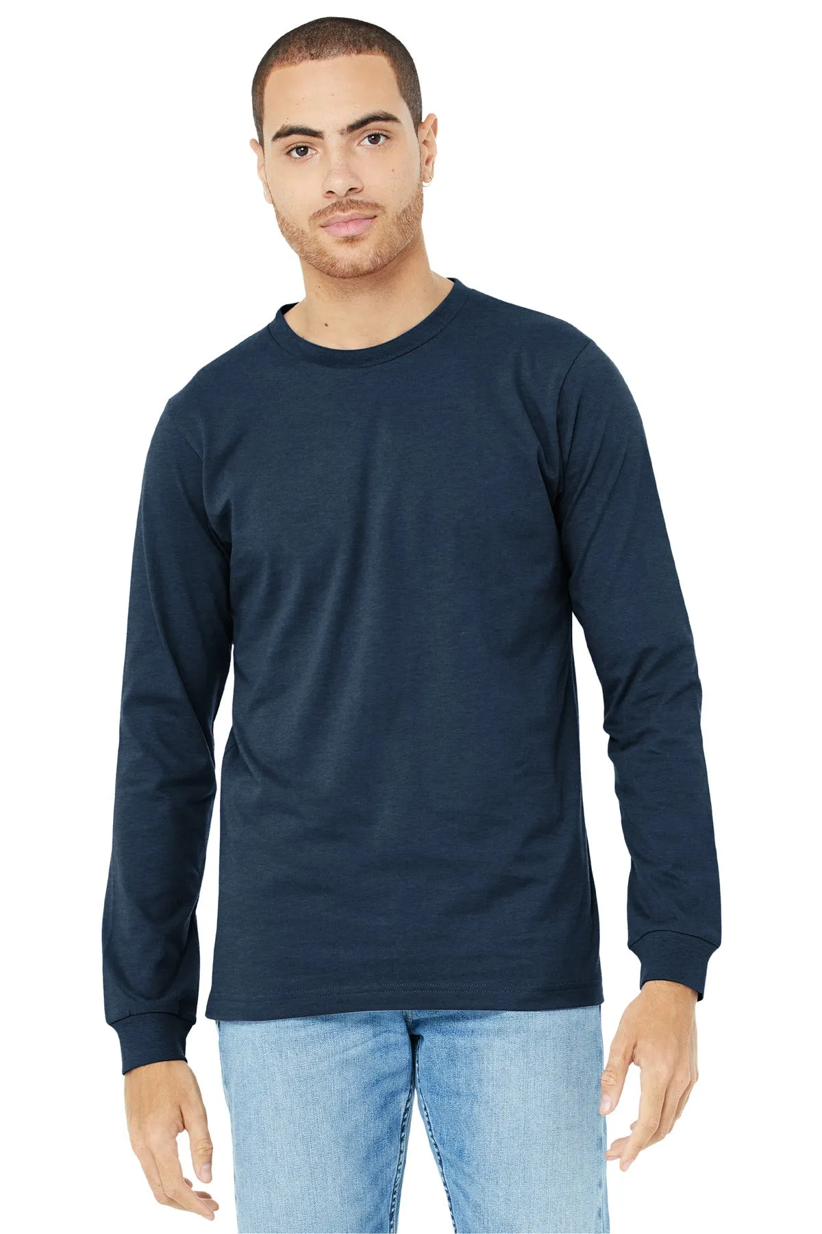 BELLA CANVAS Unisex Heather CVC Long Sleeve Tee