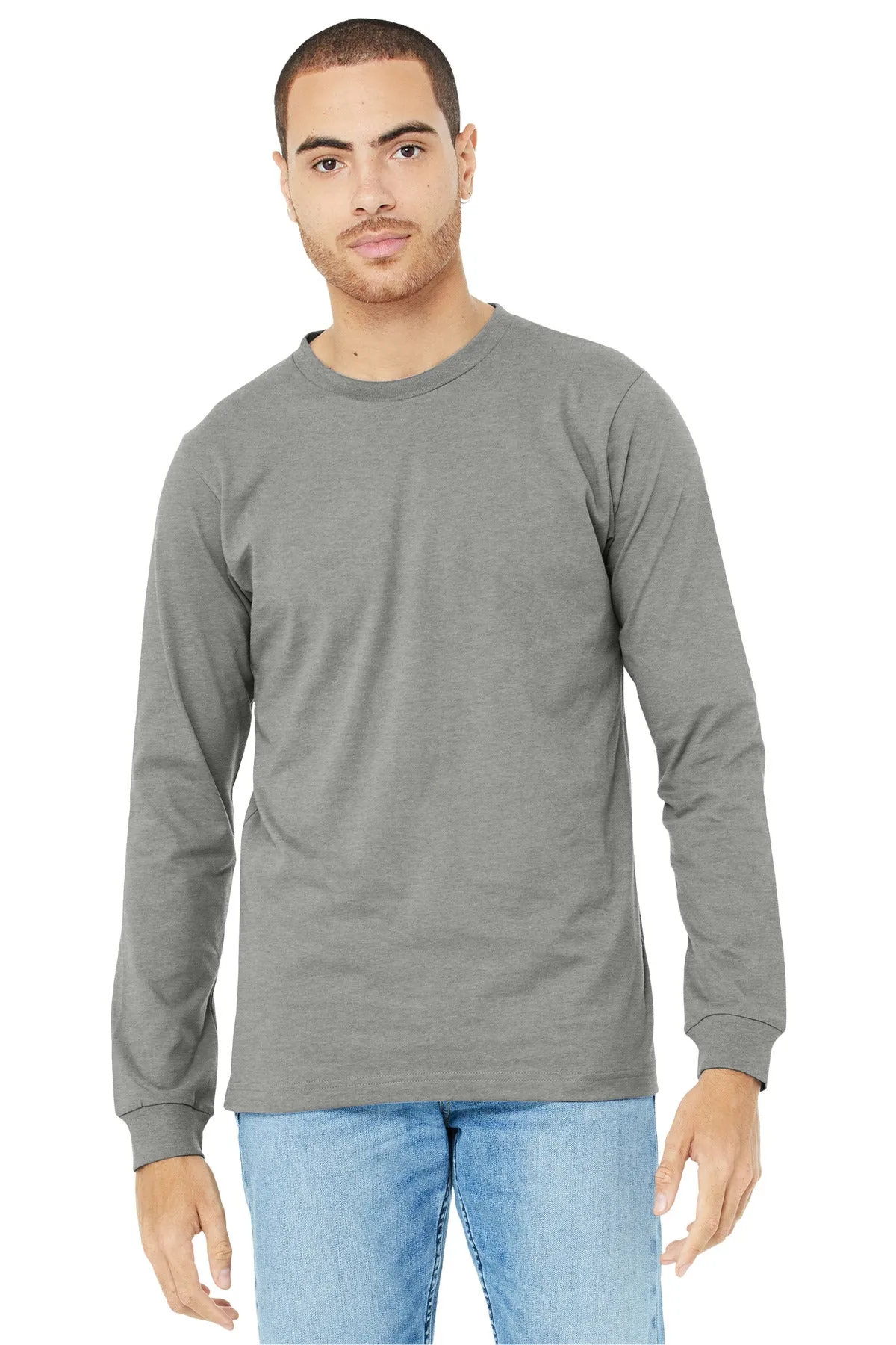 BELLA CANVAS Unisex Heather CVC Long Sleeve Tee