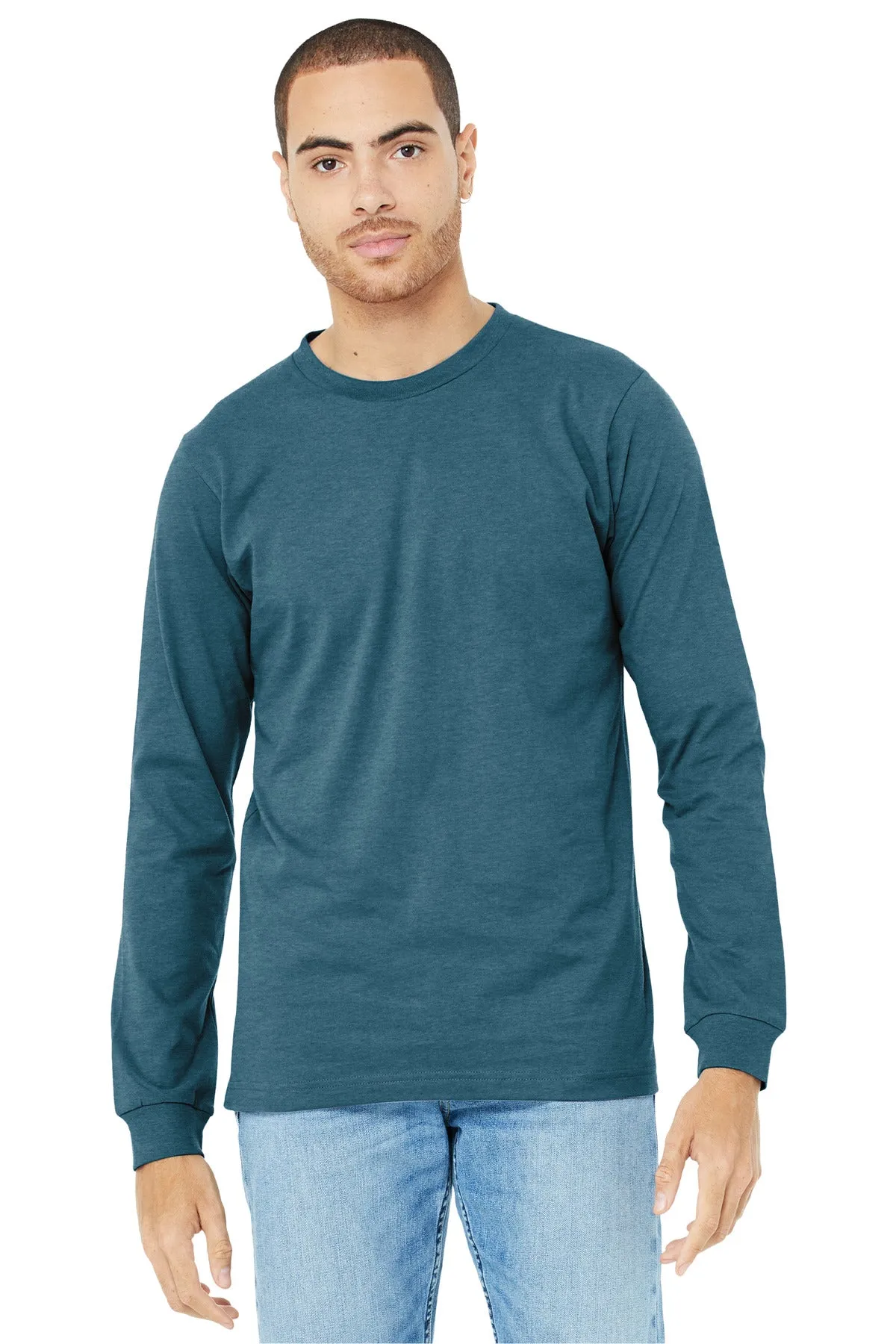 BELLA CANVAS Unisex Heather CVC Long Sleeve Tee