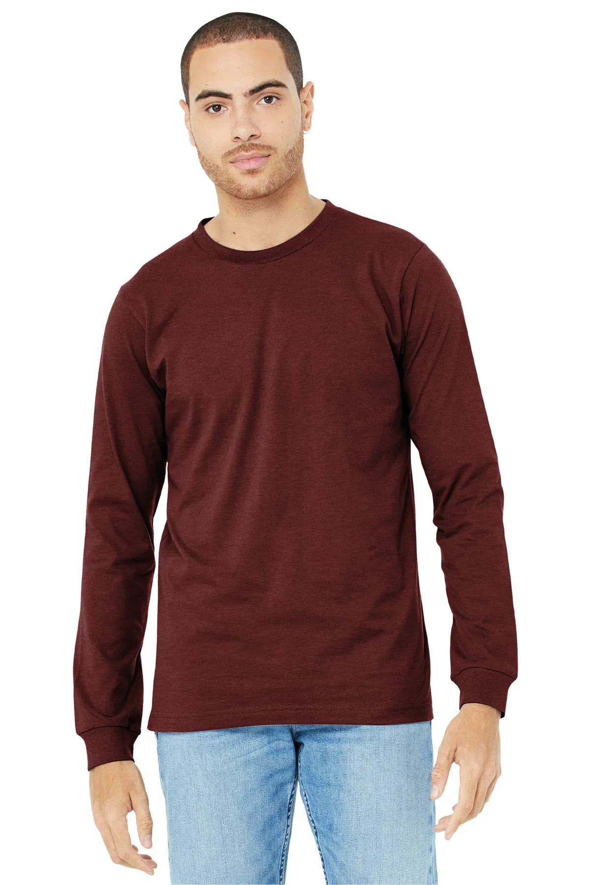 BELLA CANVAS Unisex Heather CVC Long Sleeve Tee