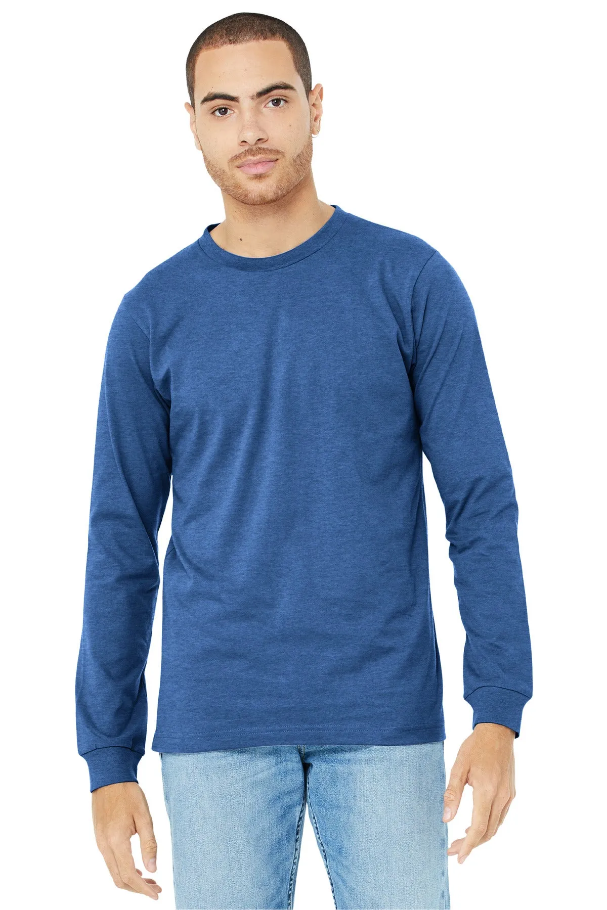BELLA CANVAS Unisex Heather CVC Long Sleeve Tee