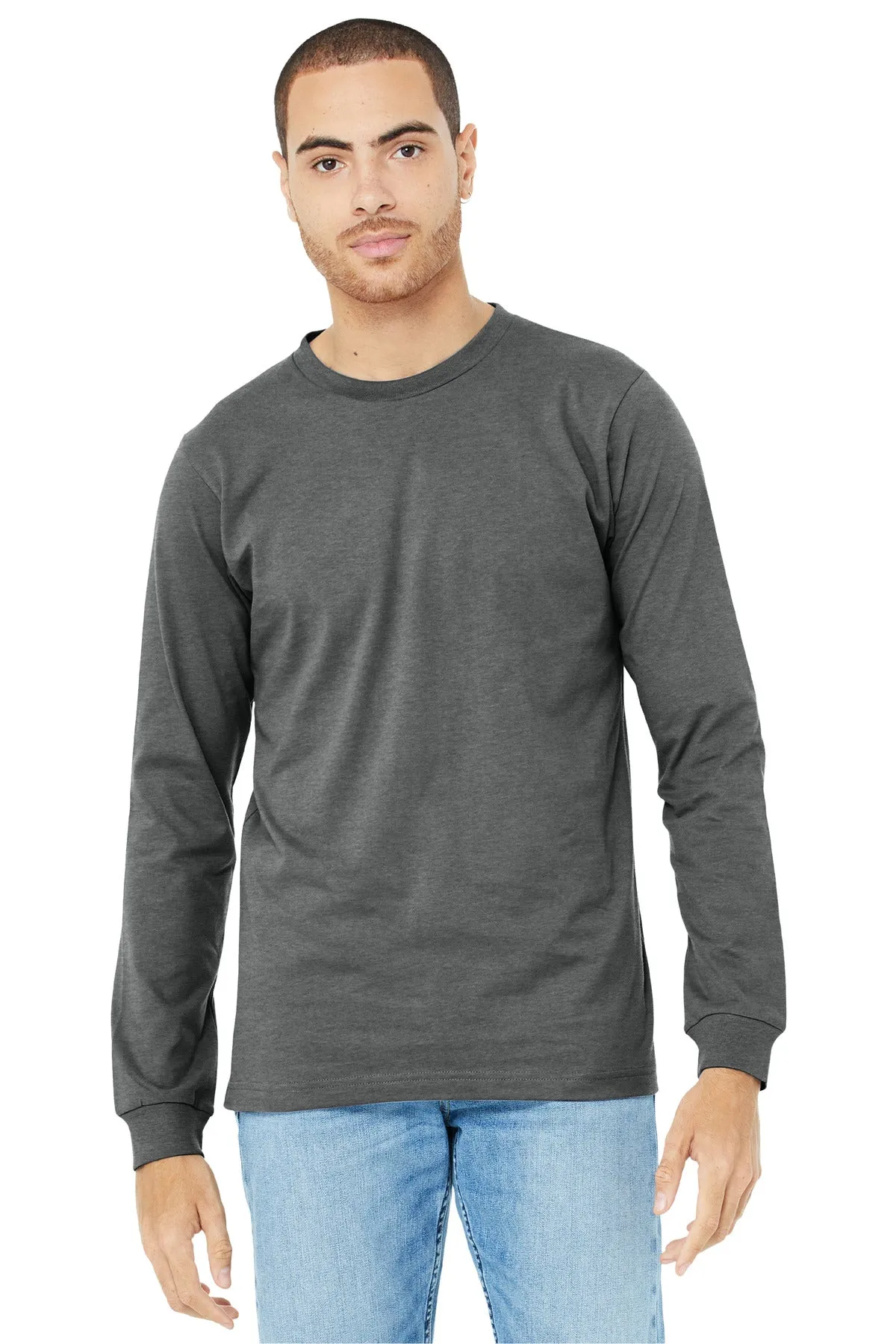 BELLA CANVAS Unisex Heather CVC Long Sleeve Tee