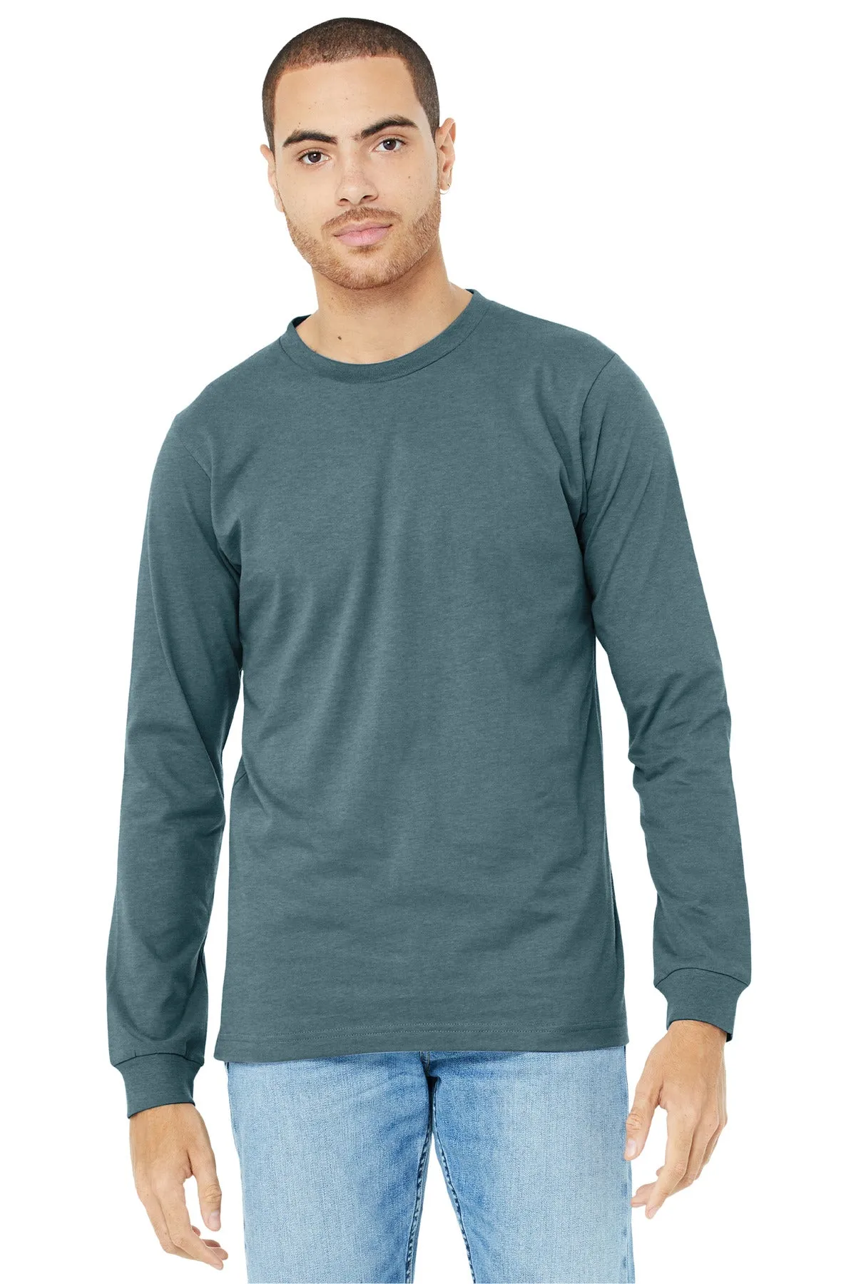 BELLA CANVAS Unisex Heather CVC Long Sleeve Tee