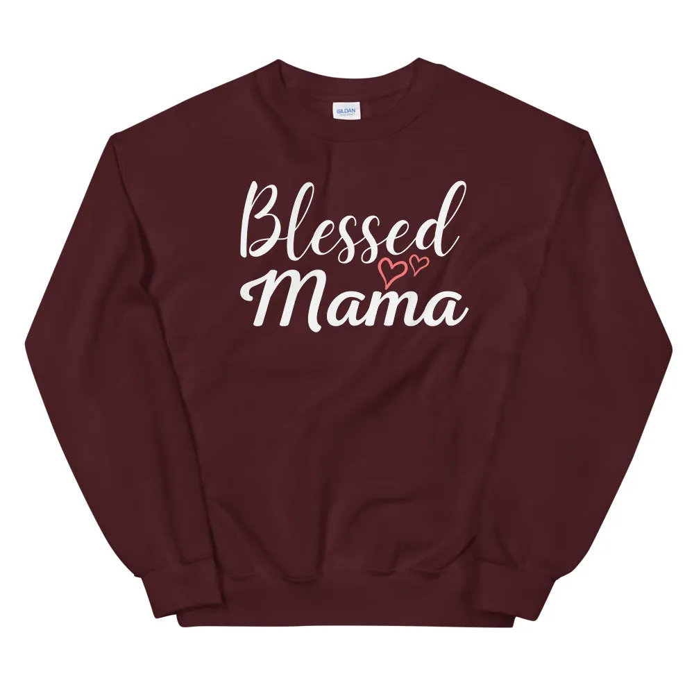 Blessed Mama Hearts Sweatshirt (Several Colors Available)
