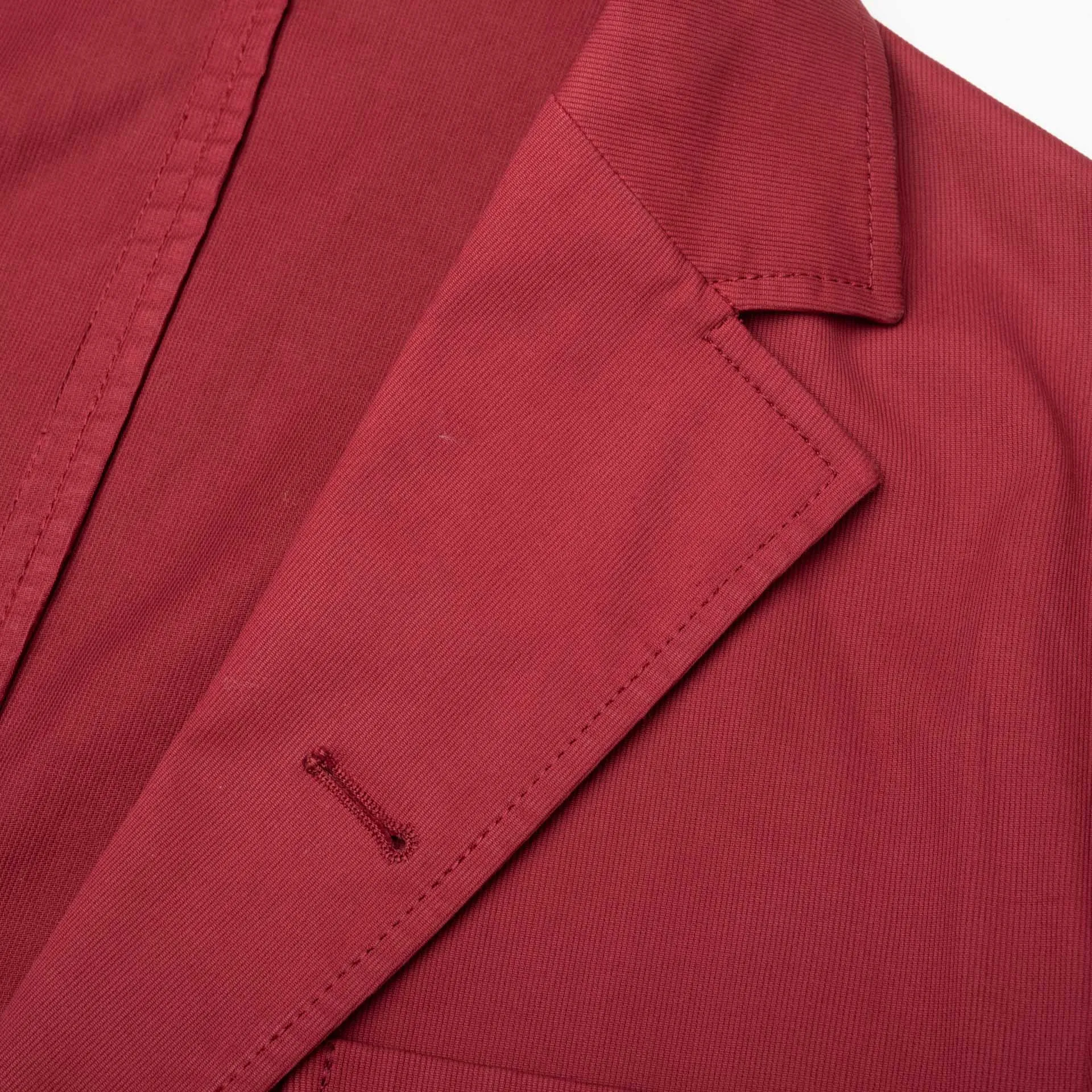 BOGLIOLI Galleria "74" Crimson Cotton 4 Button Jersey Jacket EU 50 NEW US 40