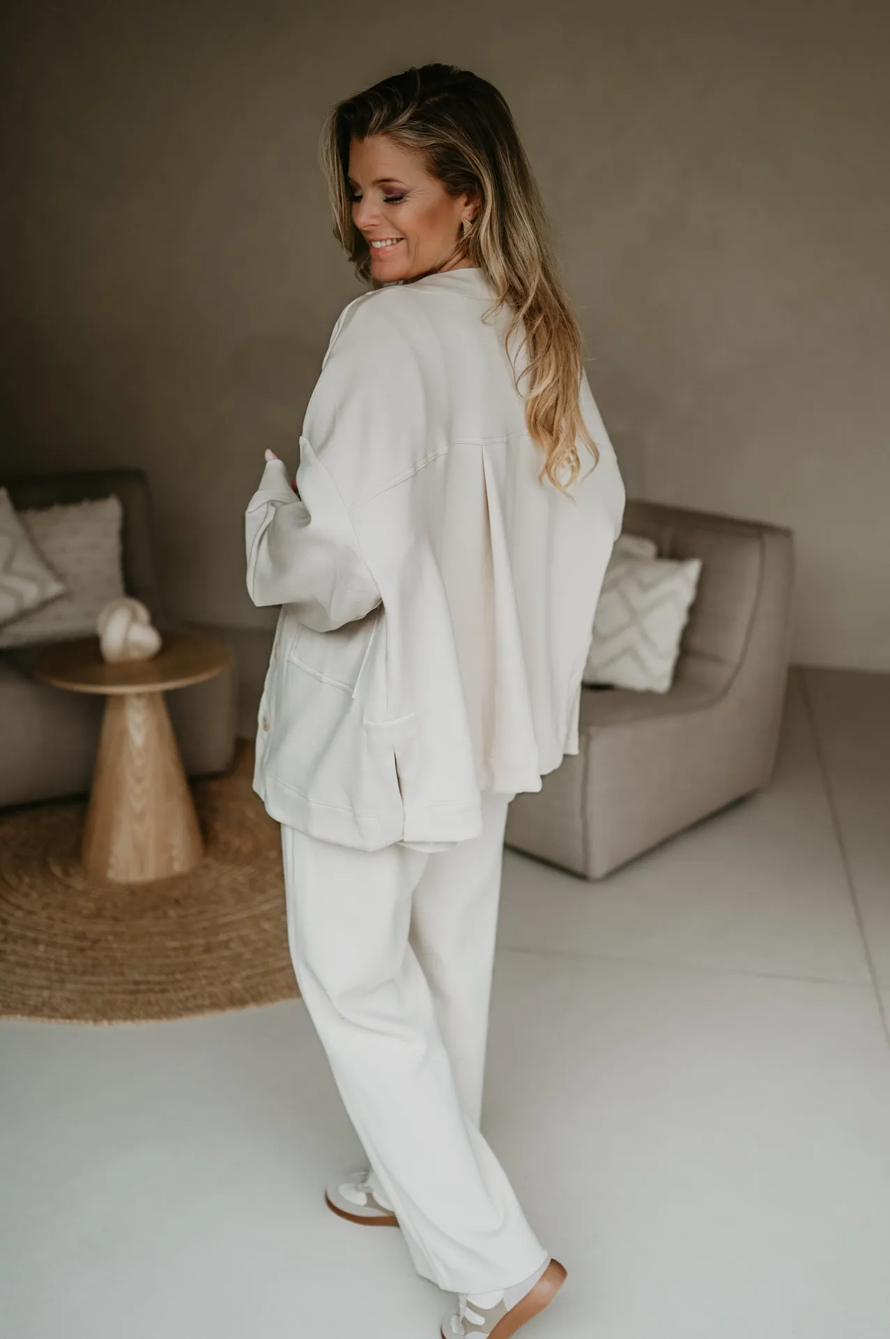 Caldona cardigan I Beige