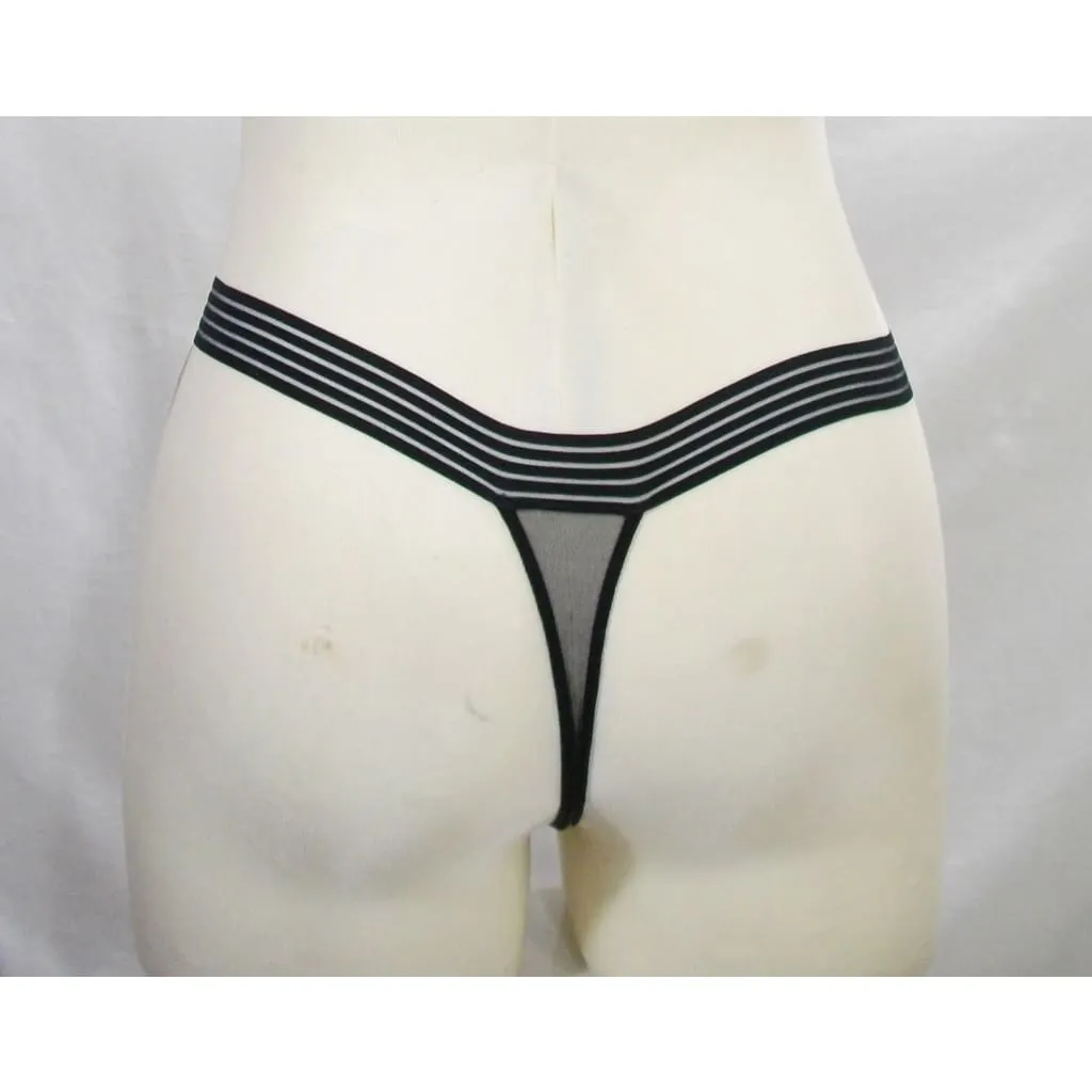 Calvin Klein QF4061 Vixen UW Bra 32D & QF4063 Lace Thong Set MEDIUM Black