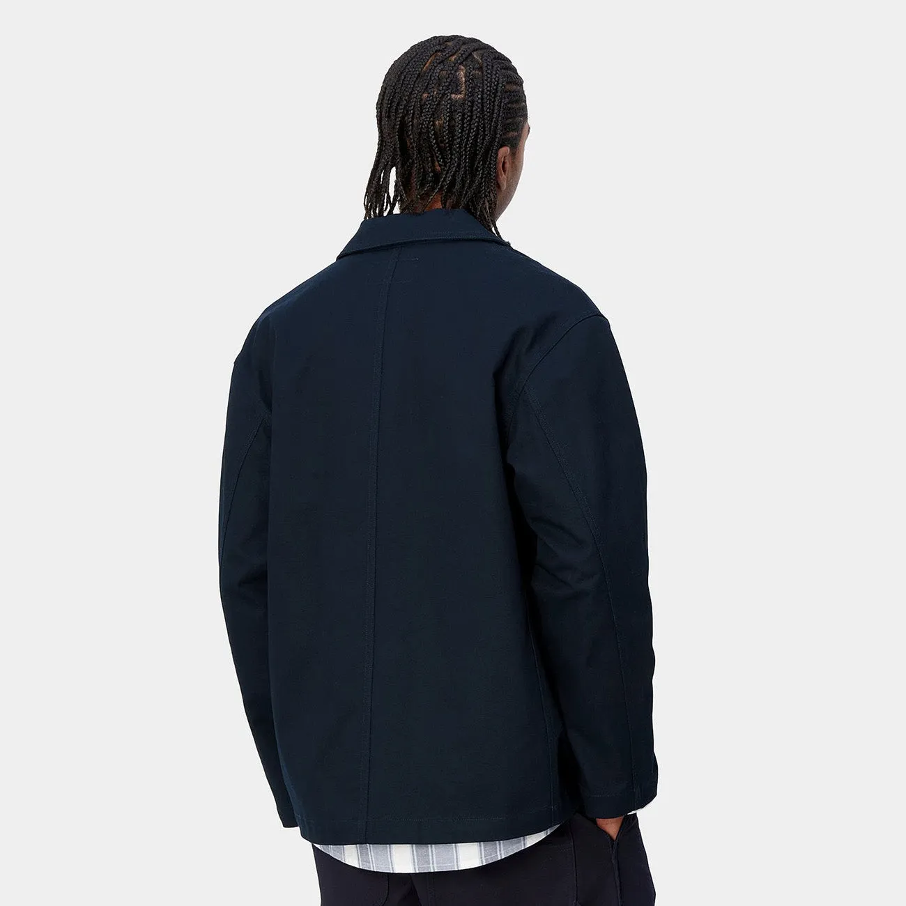 Mens Carhartt WIP Dark Navy Midland Blazer - Enhanced