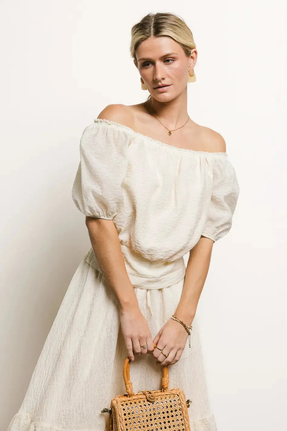 Caroline Striped Blouse - FINAL SALE