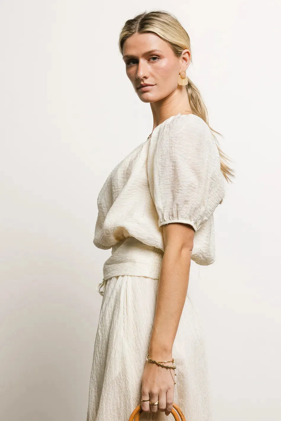 Caroline Striped Blouse - FINAL SALE