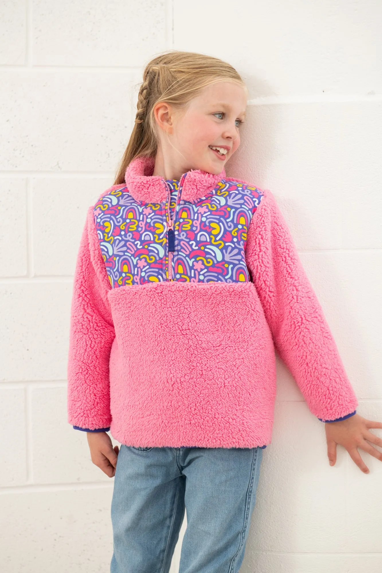 Cassie Fleece - Blush Pink