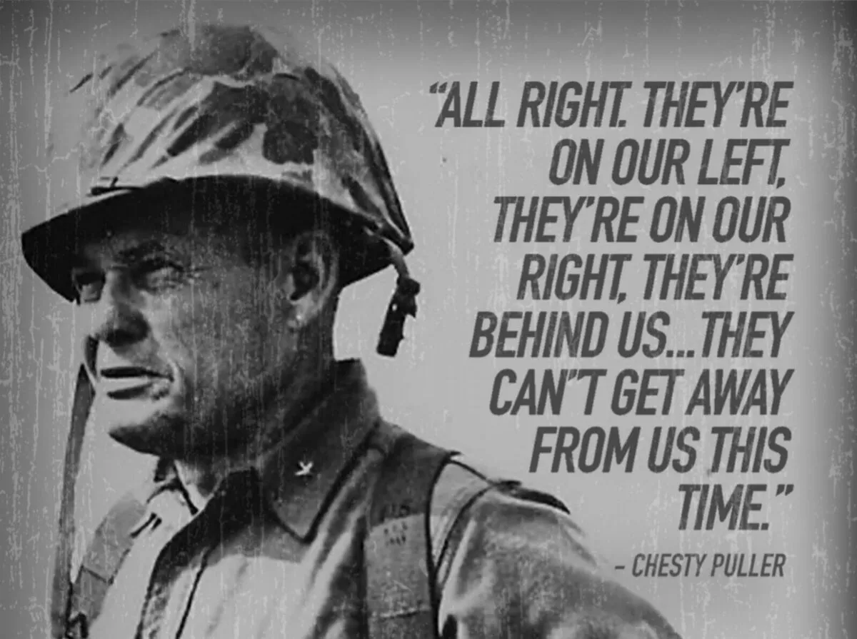 Chesty Puller Quote Sweatshirt