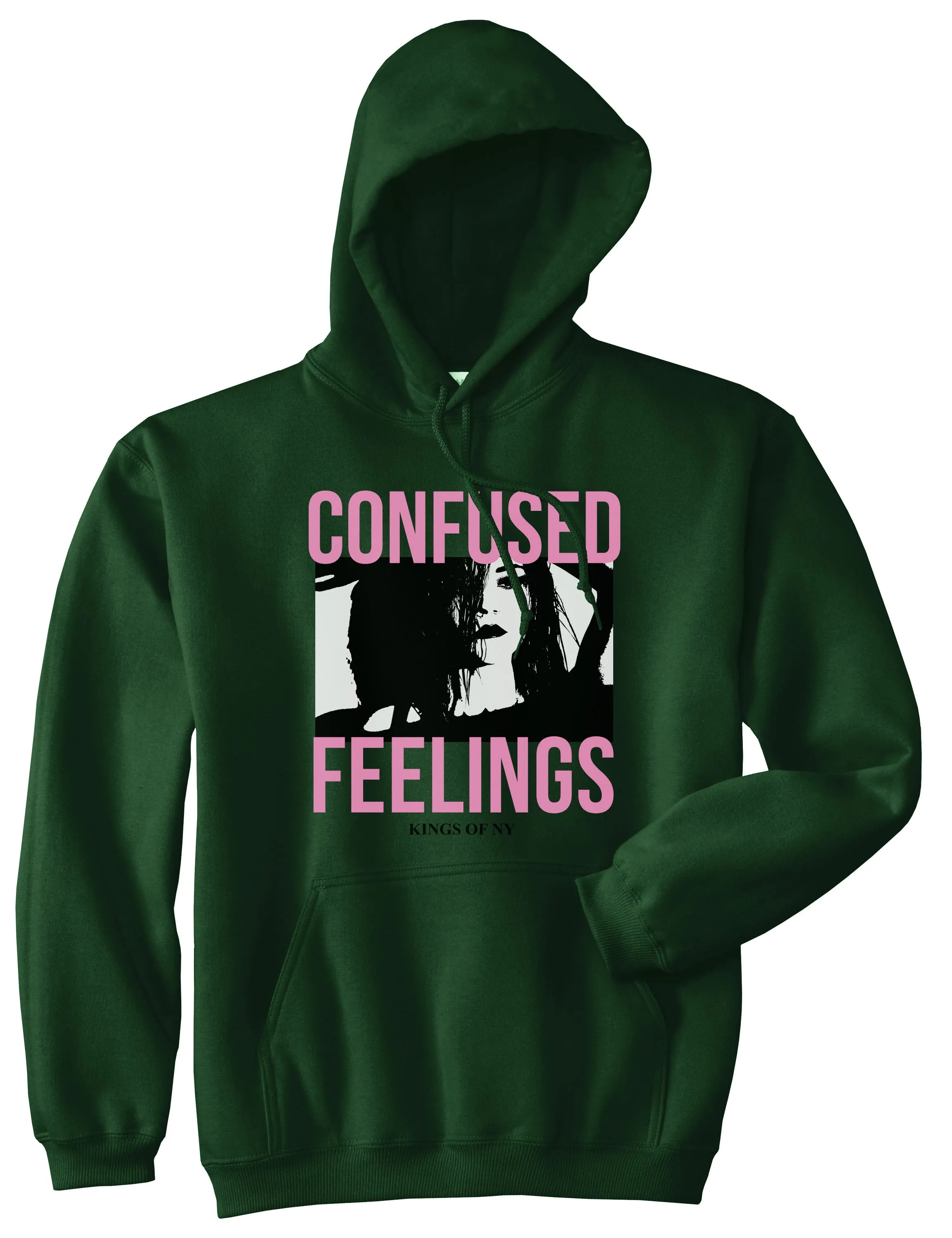 Confused Feelings Mens Pullover Hoodie