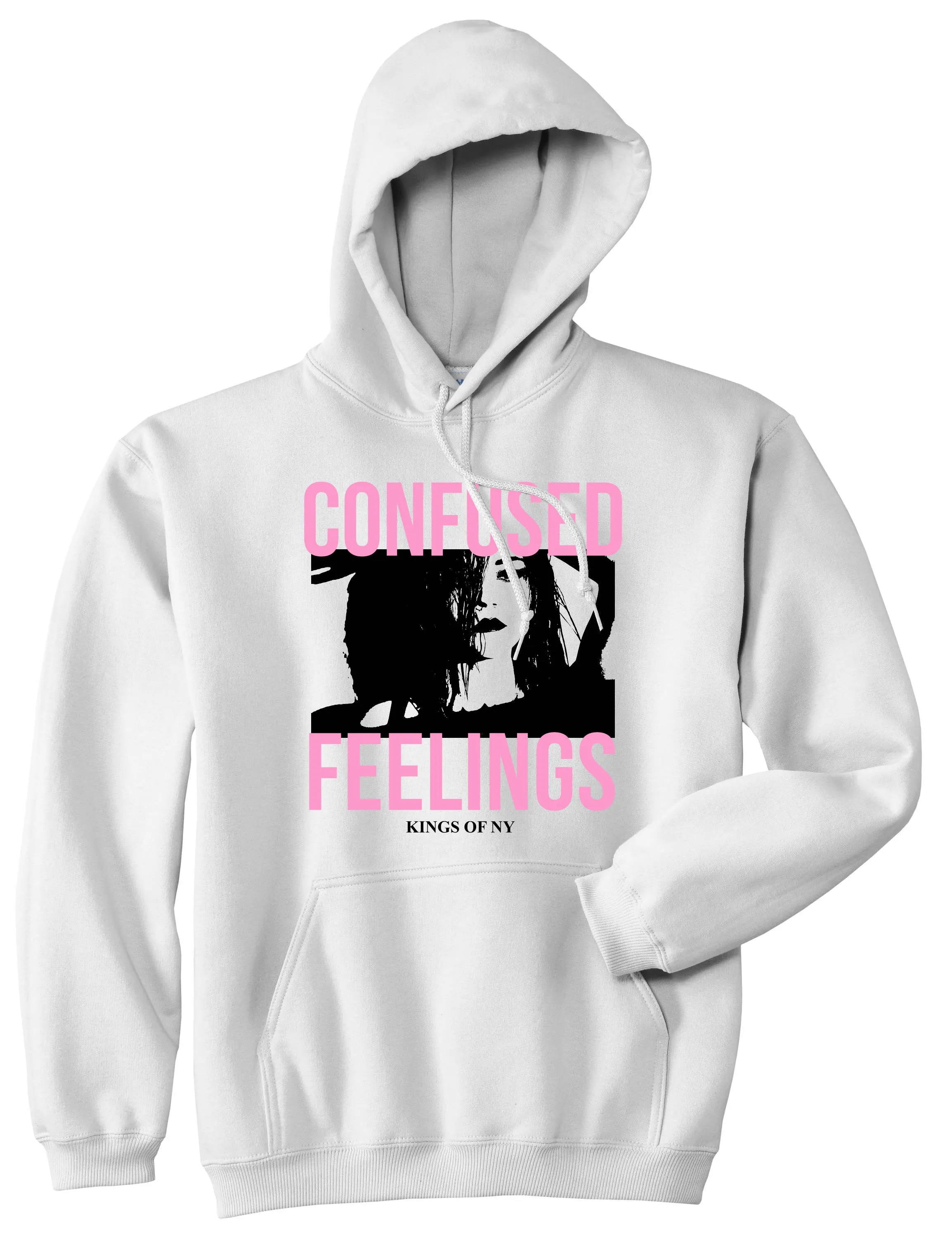Confused Feelings Mens Pullover Hoodie