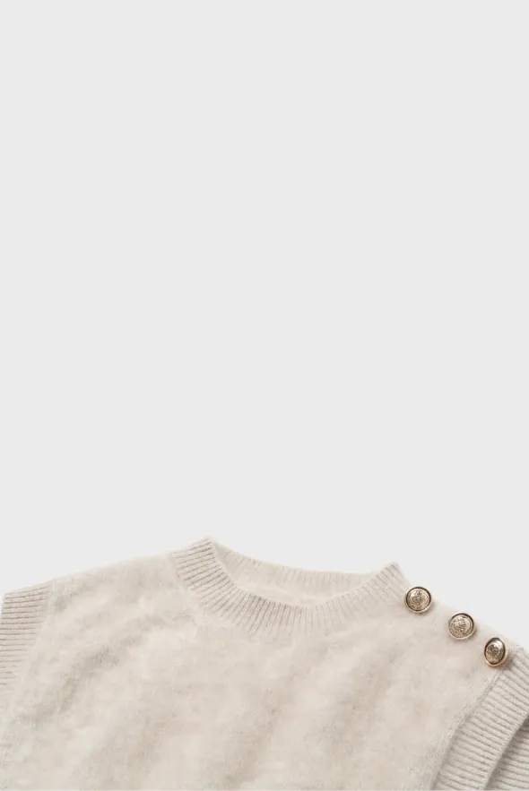 Delicate Brushed Cashmere Vest