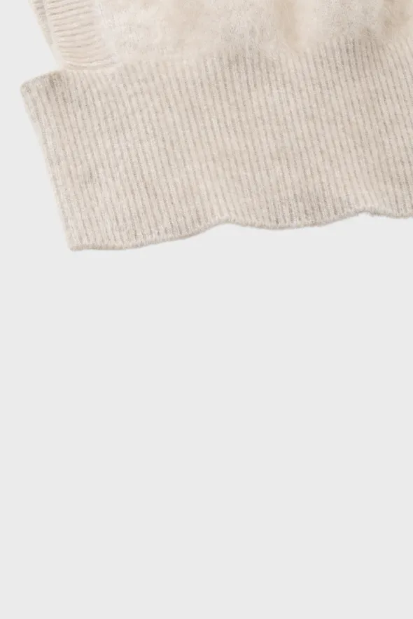Delicate Brushed Cashmere Vest
