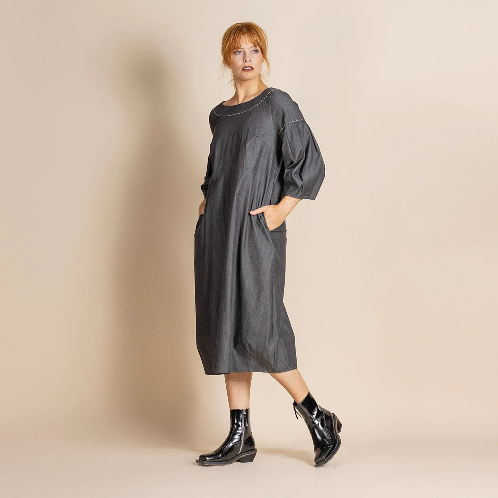 denim augusta dress