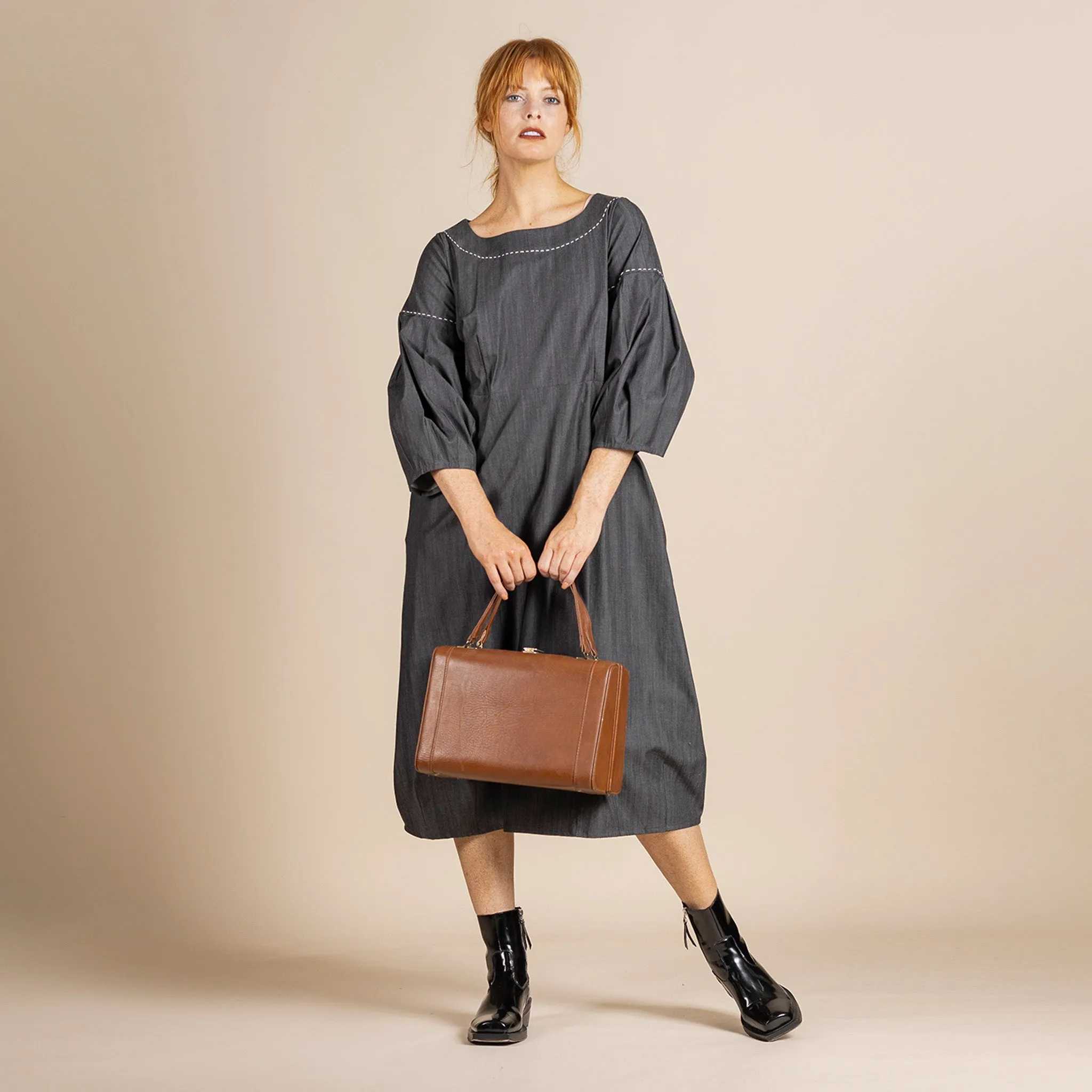 denim augusta dress