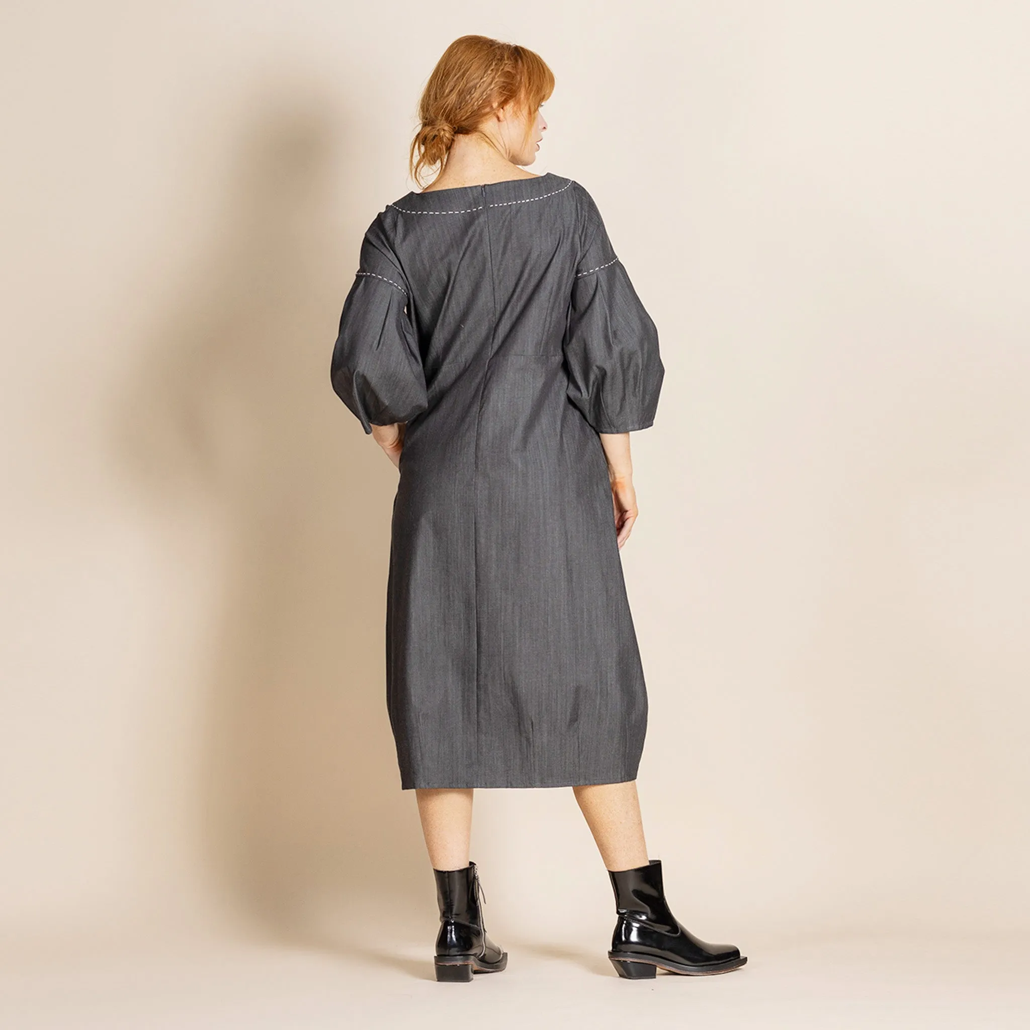 denim augusta dress