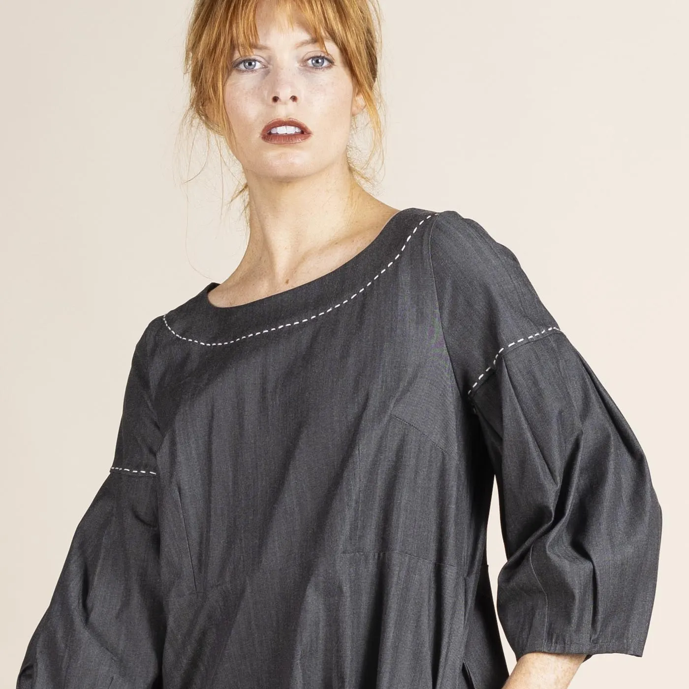 denim augusta dress