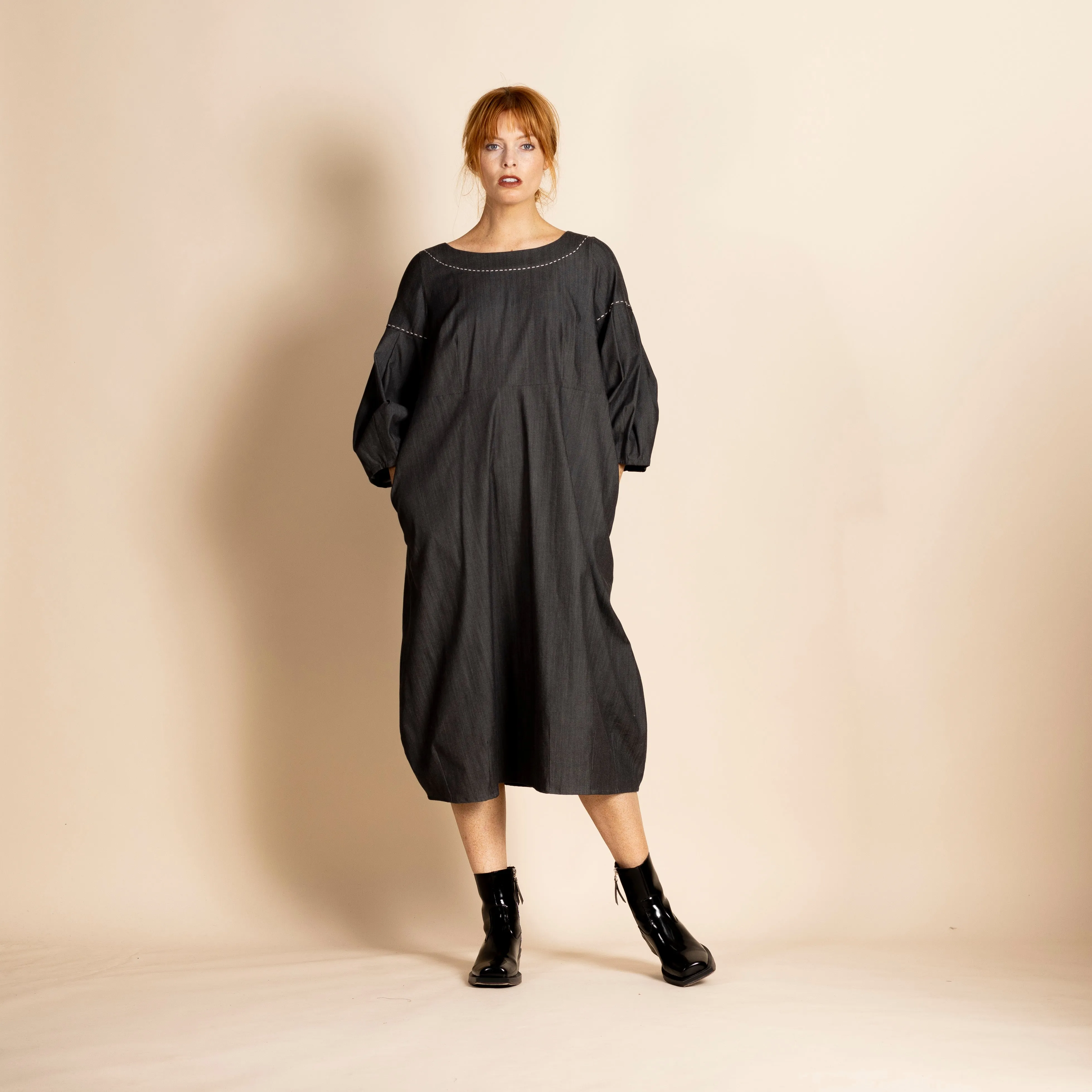 denim augusta dress