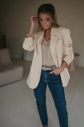 Dietro blazer I Beige
