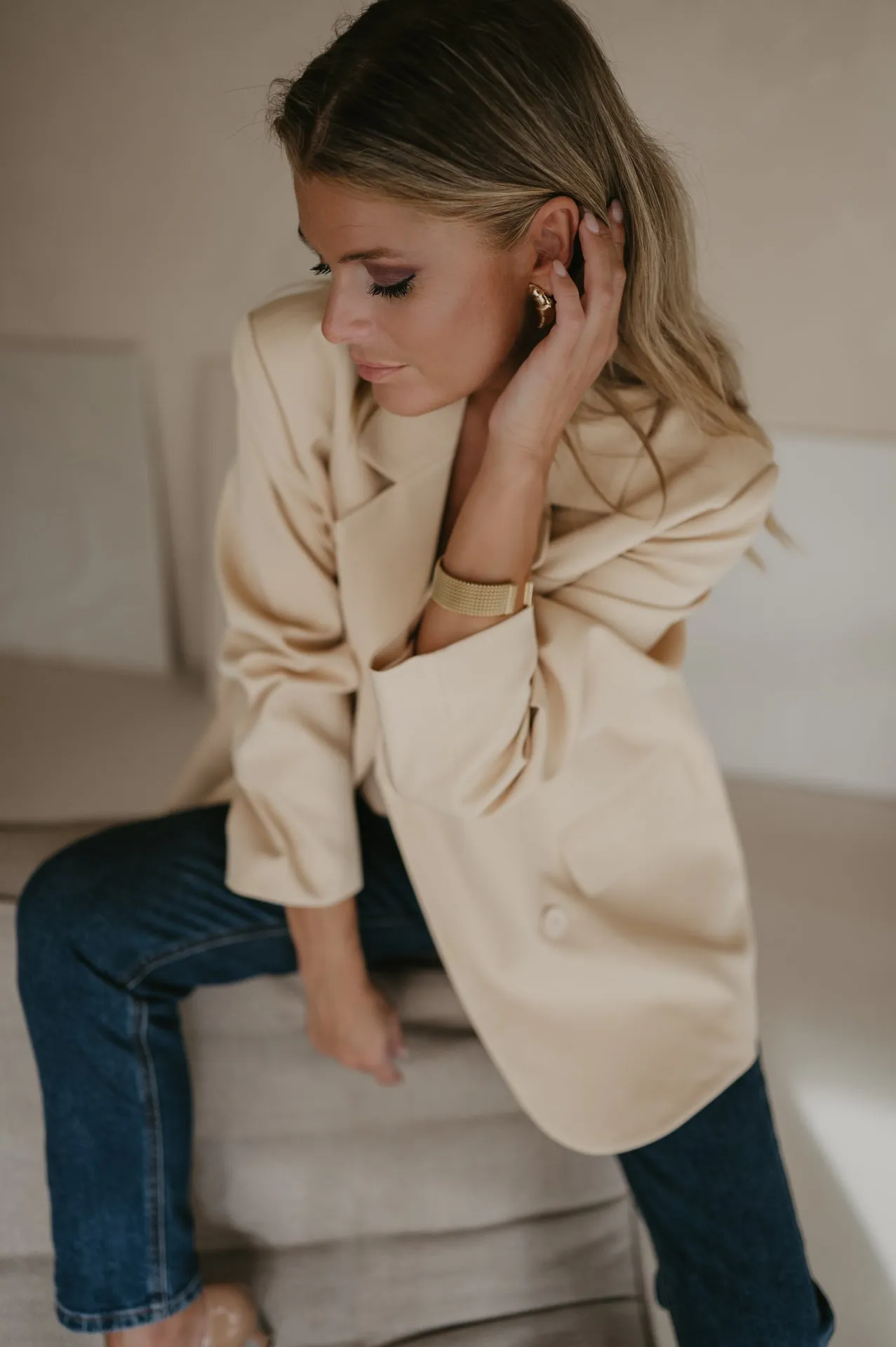 Dietro blazer I Beige