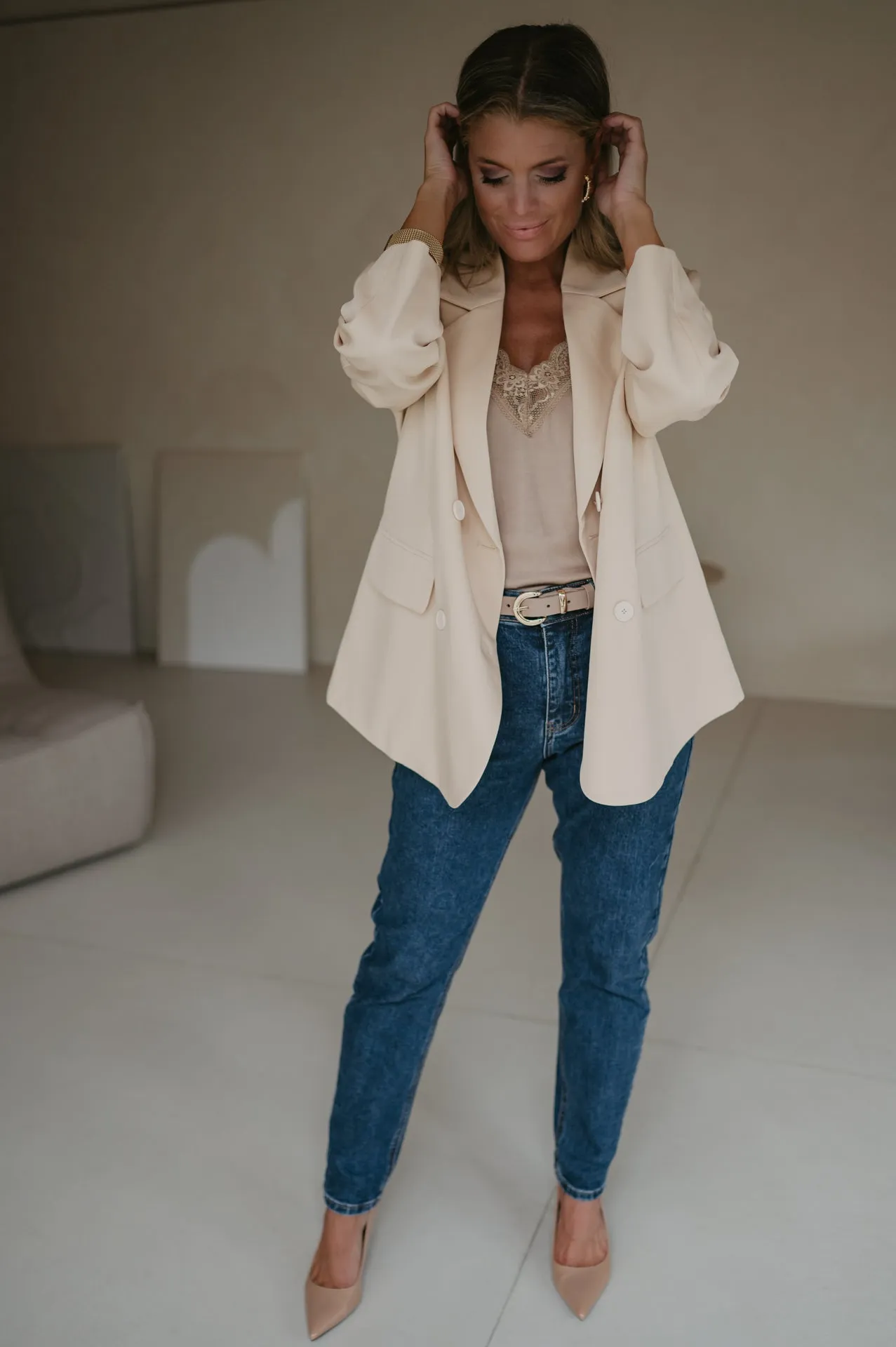 Dietro blazer I Beige