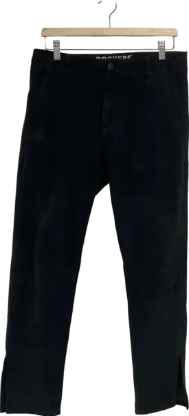 dockers Black Corduroy Trousers UK 10