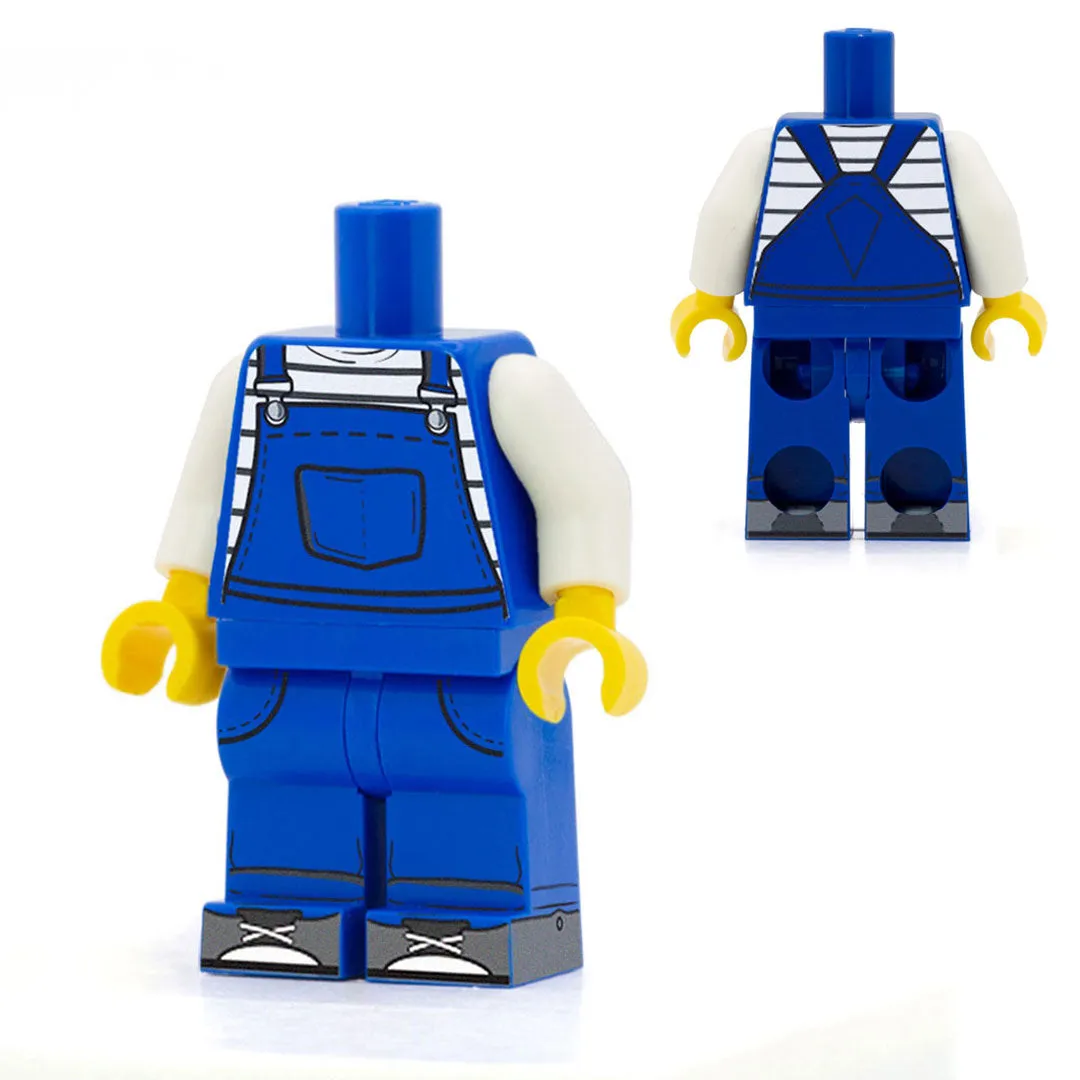 Dungarees  - Custom Design Minifigure Outfit