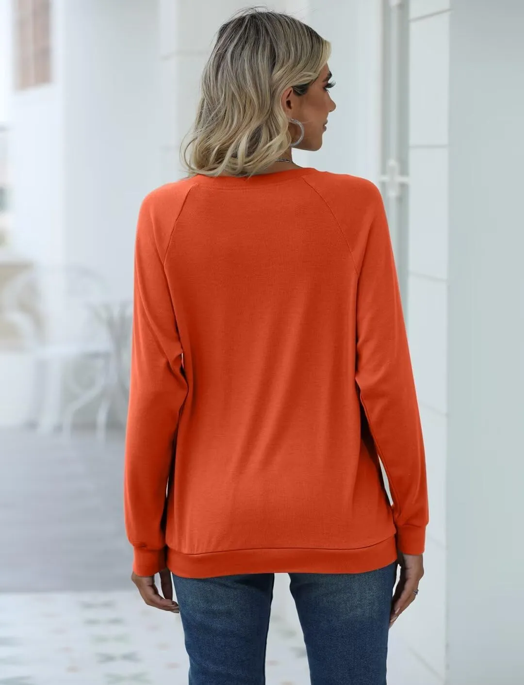 EADINVE Women Crewneck Daisy Print Long Sleeve Sweatshirts Faith-Hope-Love Graphic Tops Casual Loose Fit Pullover Shirts
