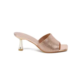 Embellished Square Toe Mule HL 133